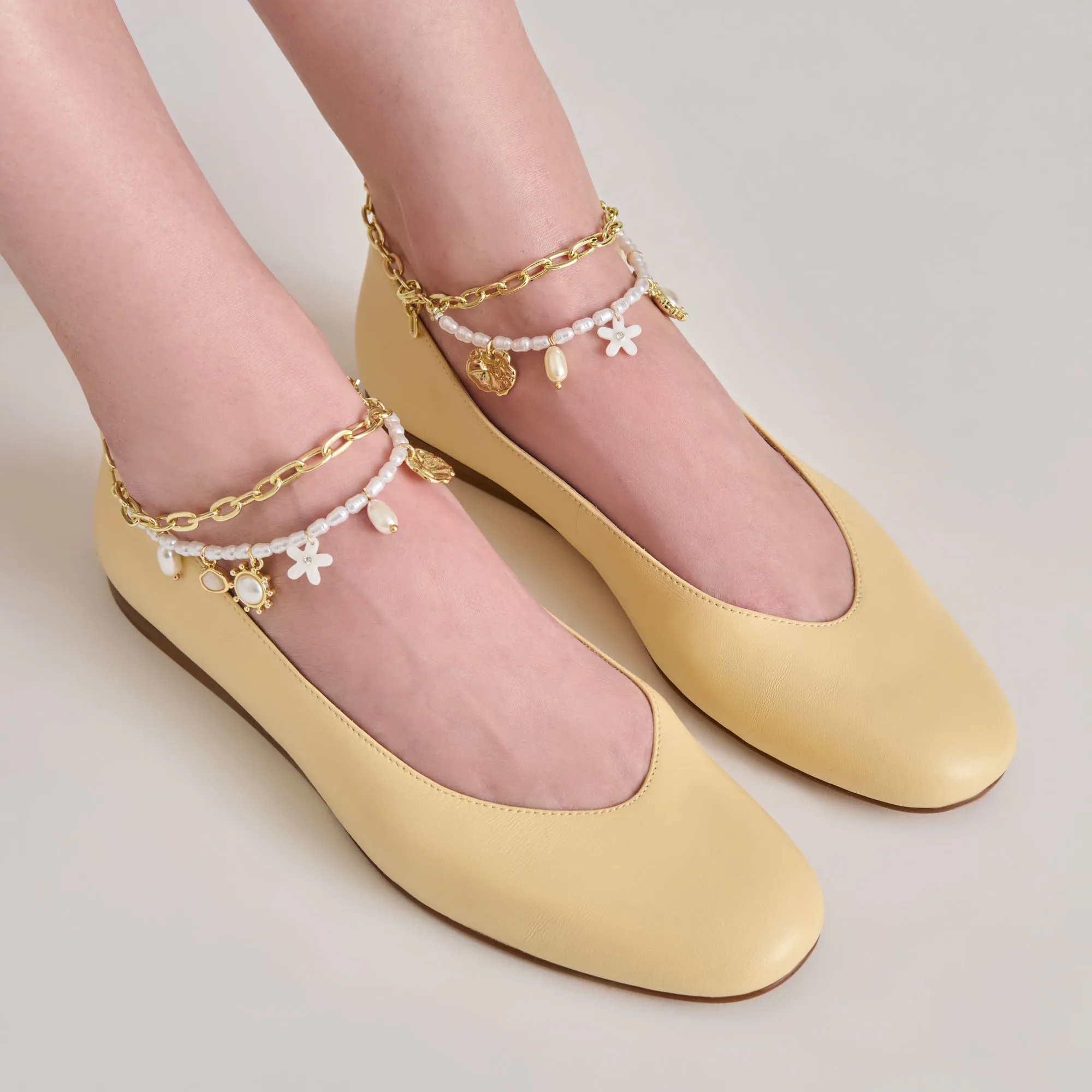 BAIDEN BALLET FLATS WARM NATURAL LEATHER Style Seek Urban Play