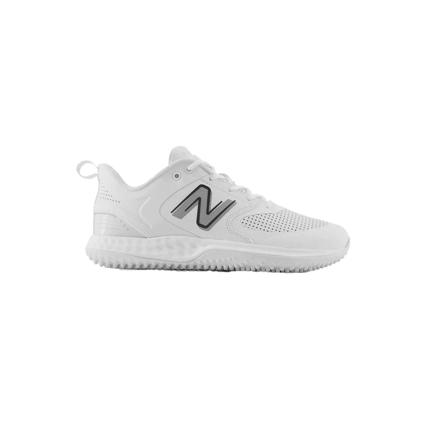 Enhanced comfort New Balance Men's Fresh Foam 3000 V6 Turf Baseball Shoes - White - T3000SW6