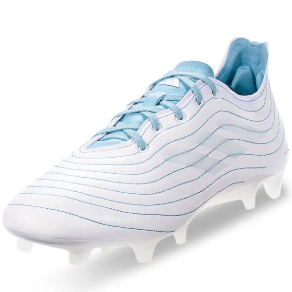 adidas Copa Pure.1 FG (White/Grey Two/Preloved Blue) Game Preparation