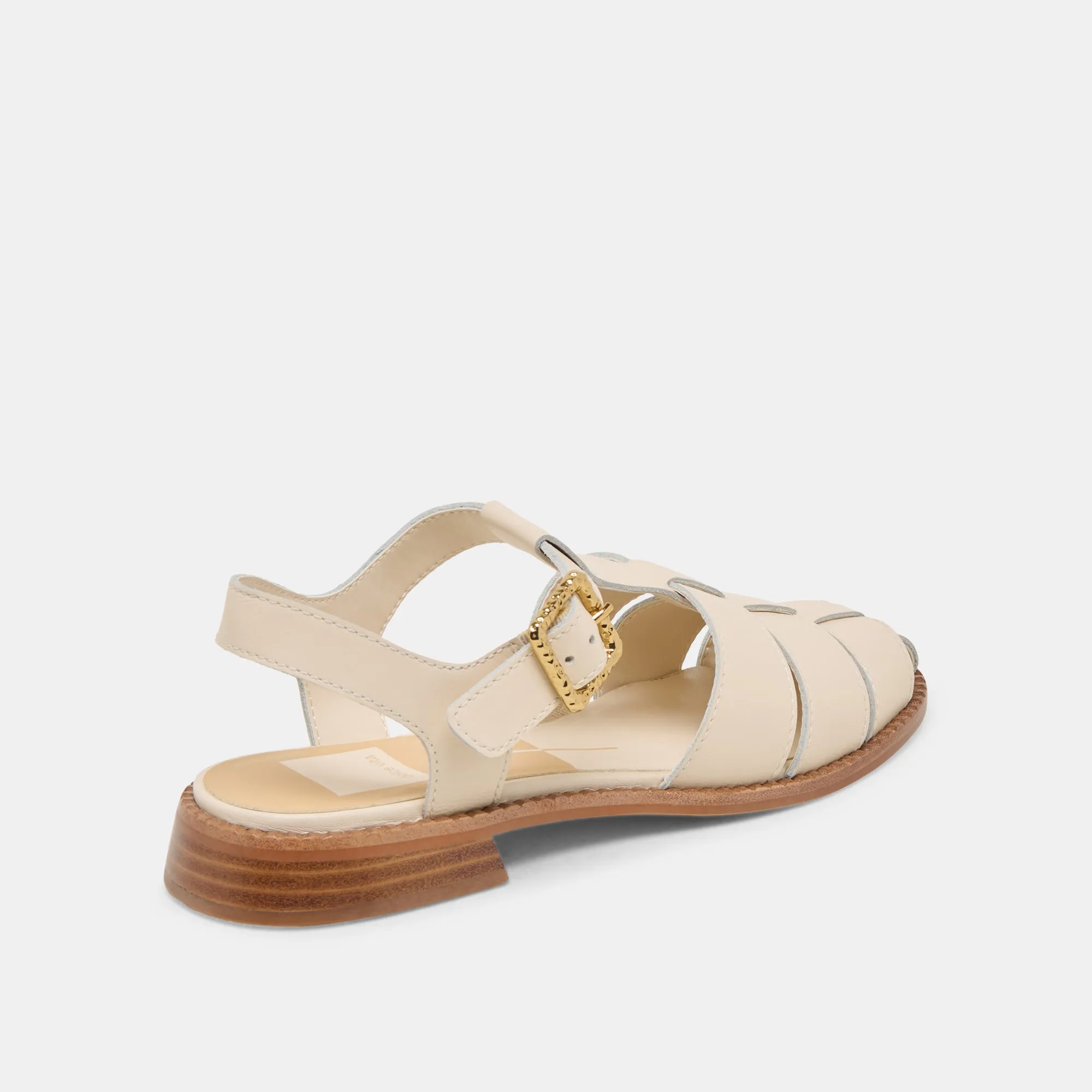 Comfortable And Lightweight HOLIS SANDALS BONE LEATHER