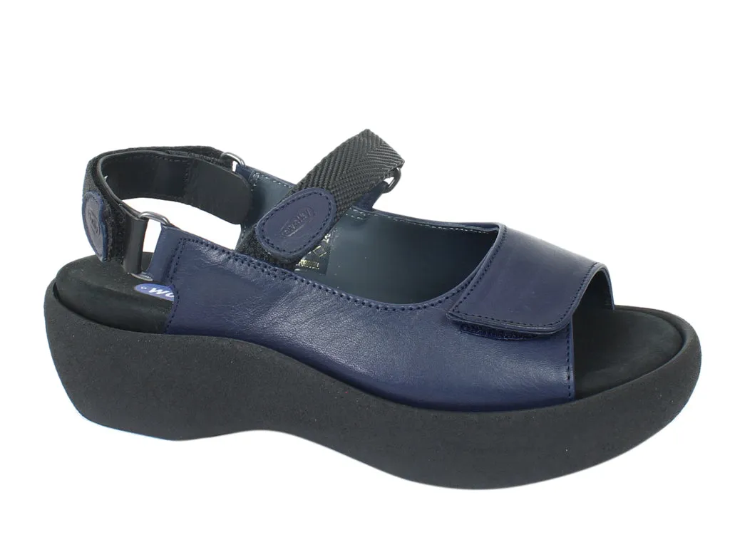 Mood Boost All-day Comfort Wolky Sandals Jewel Navy Blue