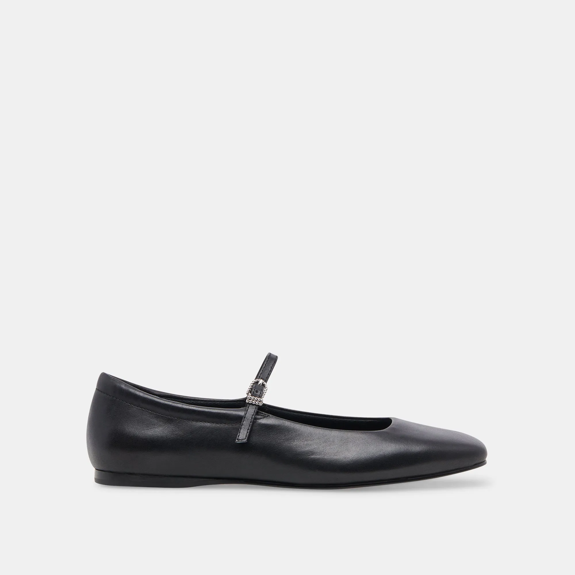 Flower Walk Expo Mood REYES BALLET FLATS BLACK LEATHER