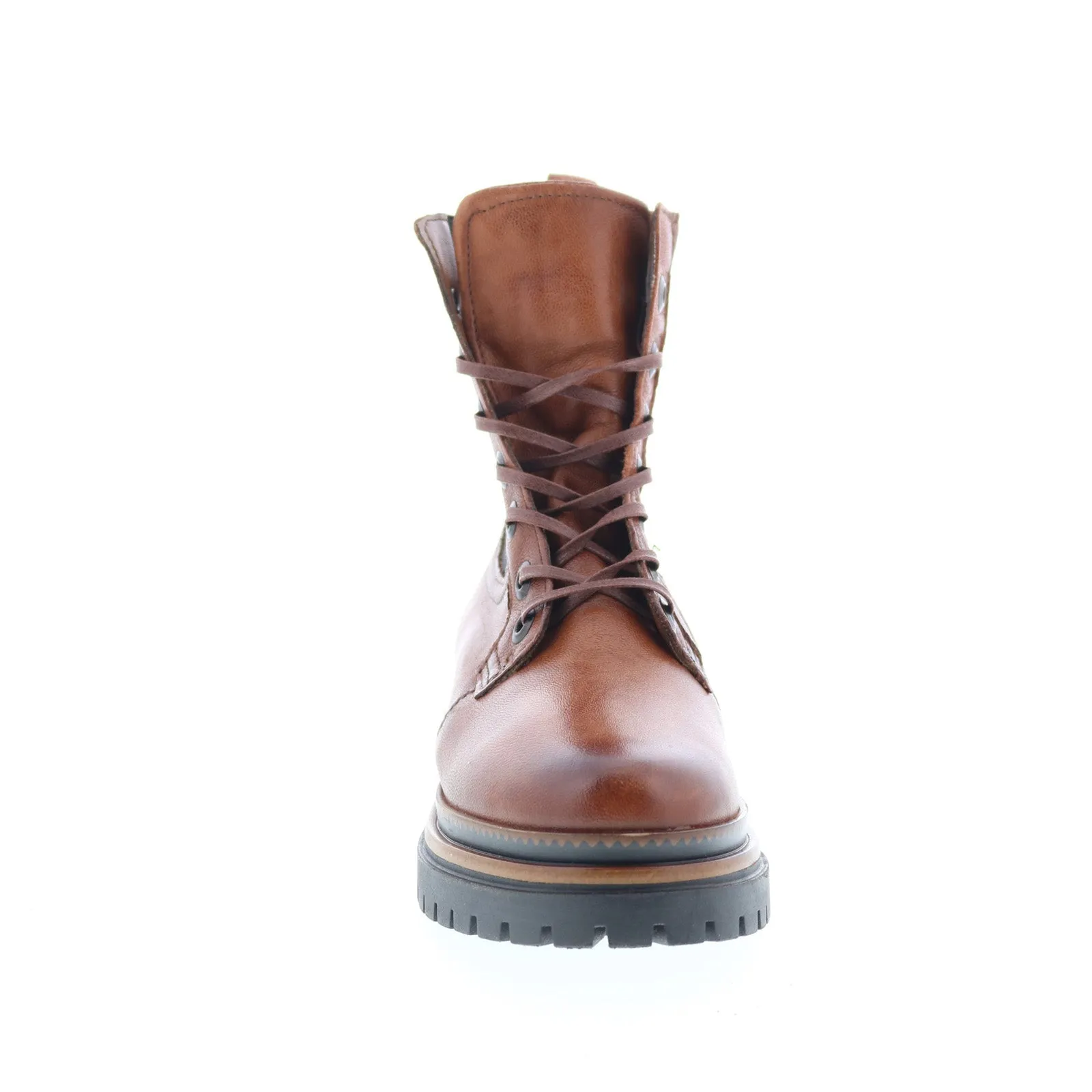 Warm Insulation Vintage Style Miz Mooz Davie Womens Brown Leather Lace Up Casual Dress Boots