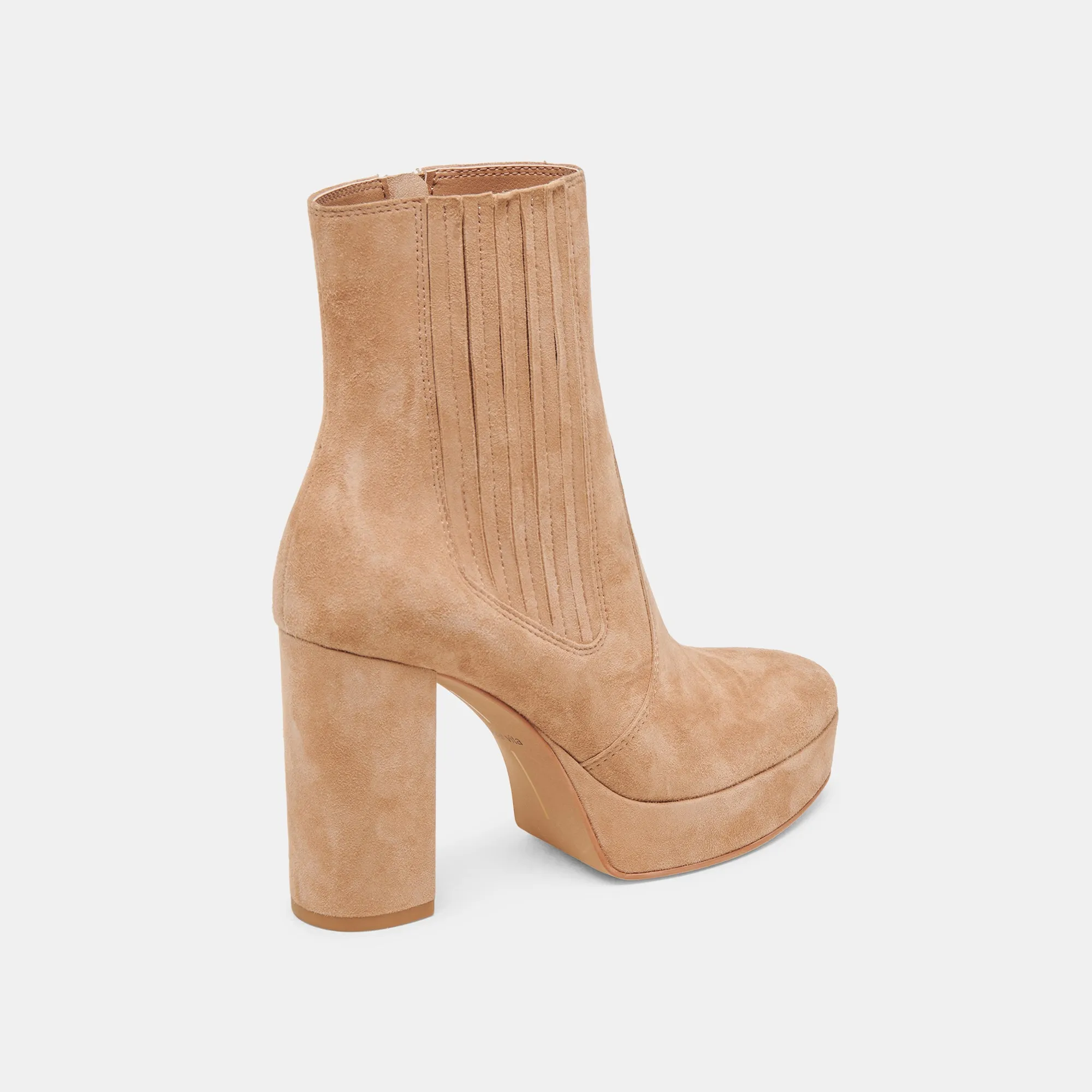 Built Tough Reliable Fit CINNY BOOTS CAMEL SUEDE