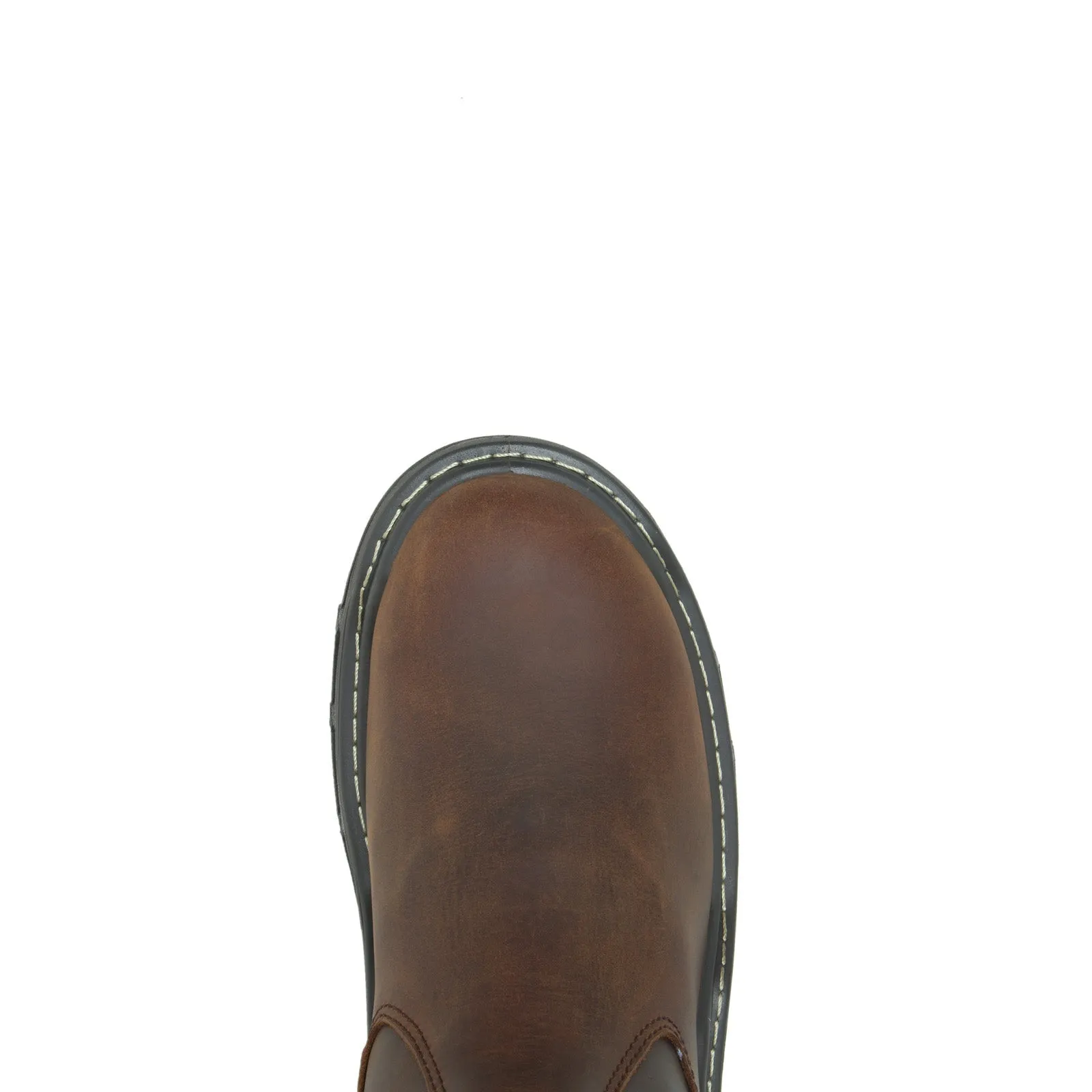 Wolverine Raider Durashocks WP 10" Wellington W210082 Mens Brown Work Boots Vintage Style