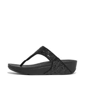Breath Fresh Metal Edge FitFlop LULU Glitter Toe-Thong Sandals