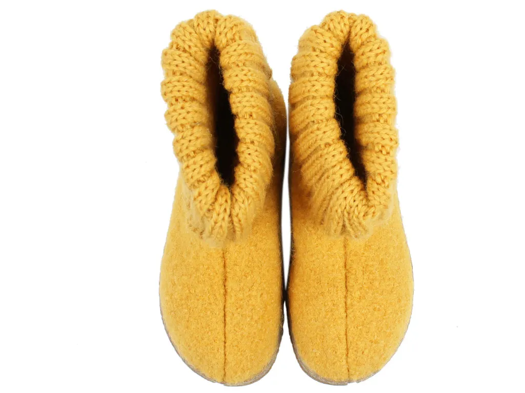 Haflinger Children's slippers Toni Yellow evening run