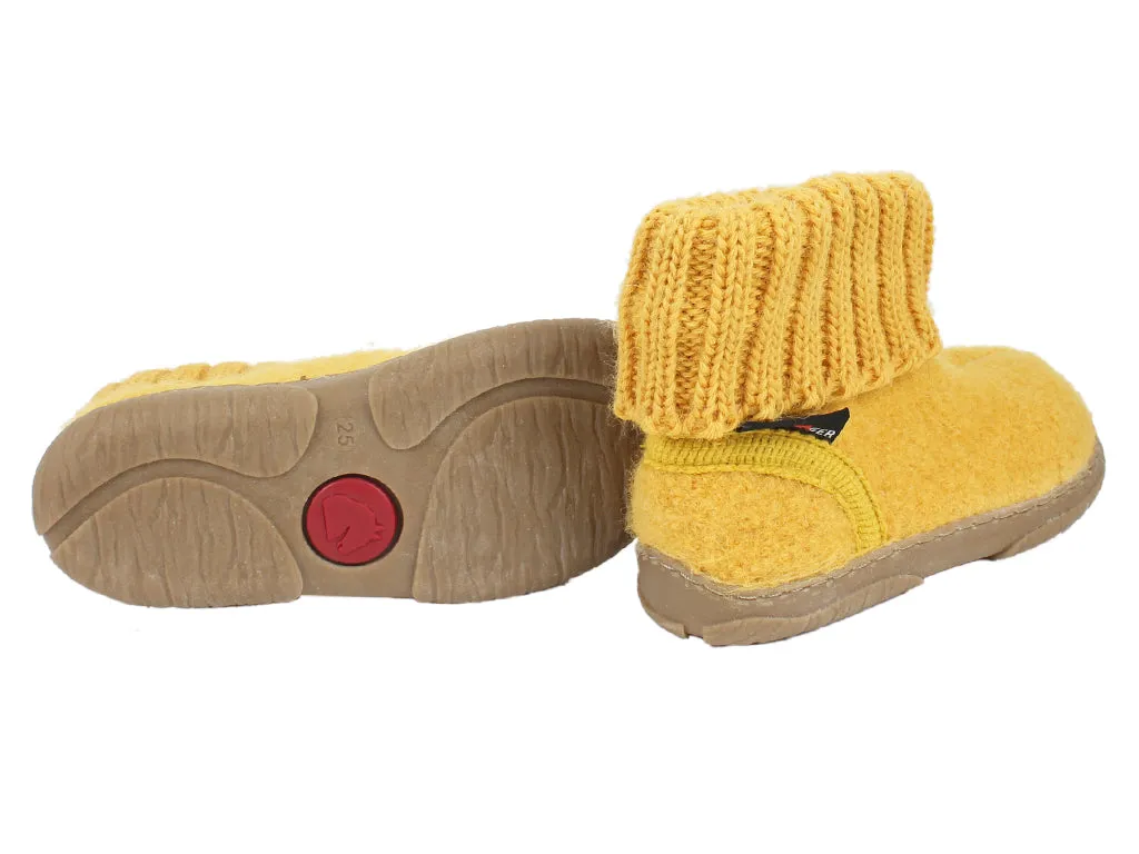 Style Goal Snow Ride Haflinger Children's slippers Toni Yellow
