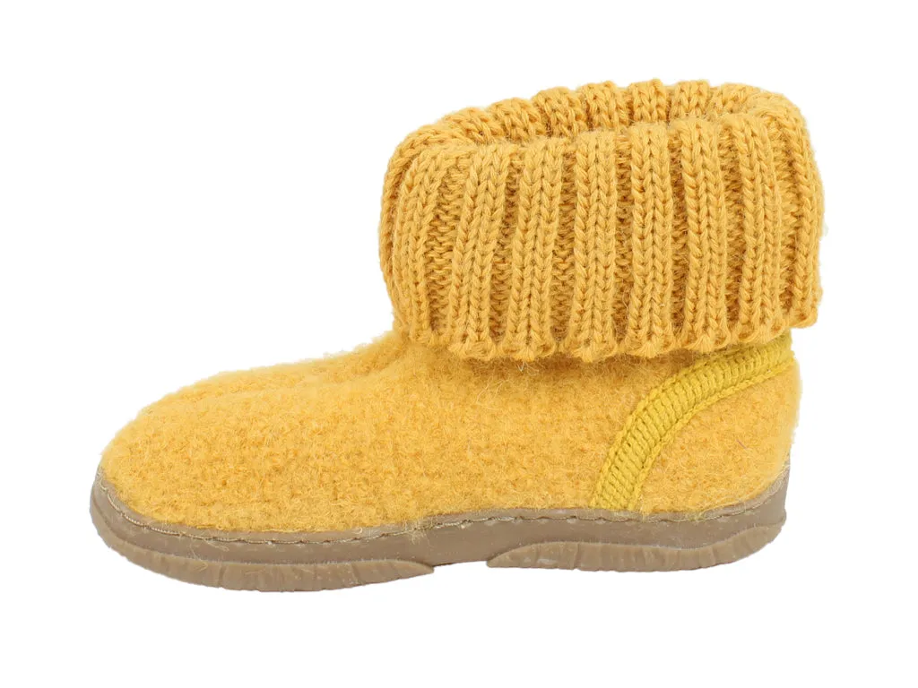Haflinger Children's slippers Toni Yellow Craftsmanship Running