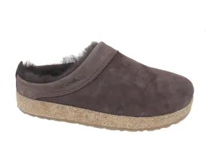 Sole Soft Toe Guard Haflinger Clogs Sheepskin Snowbird Brown
