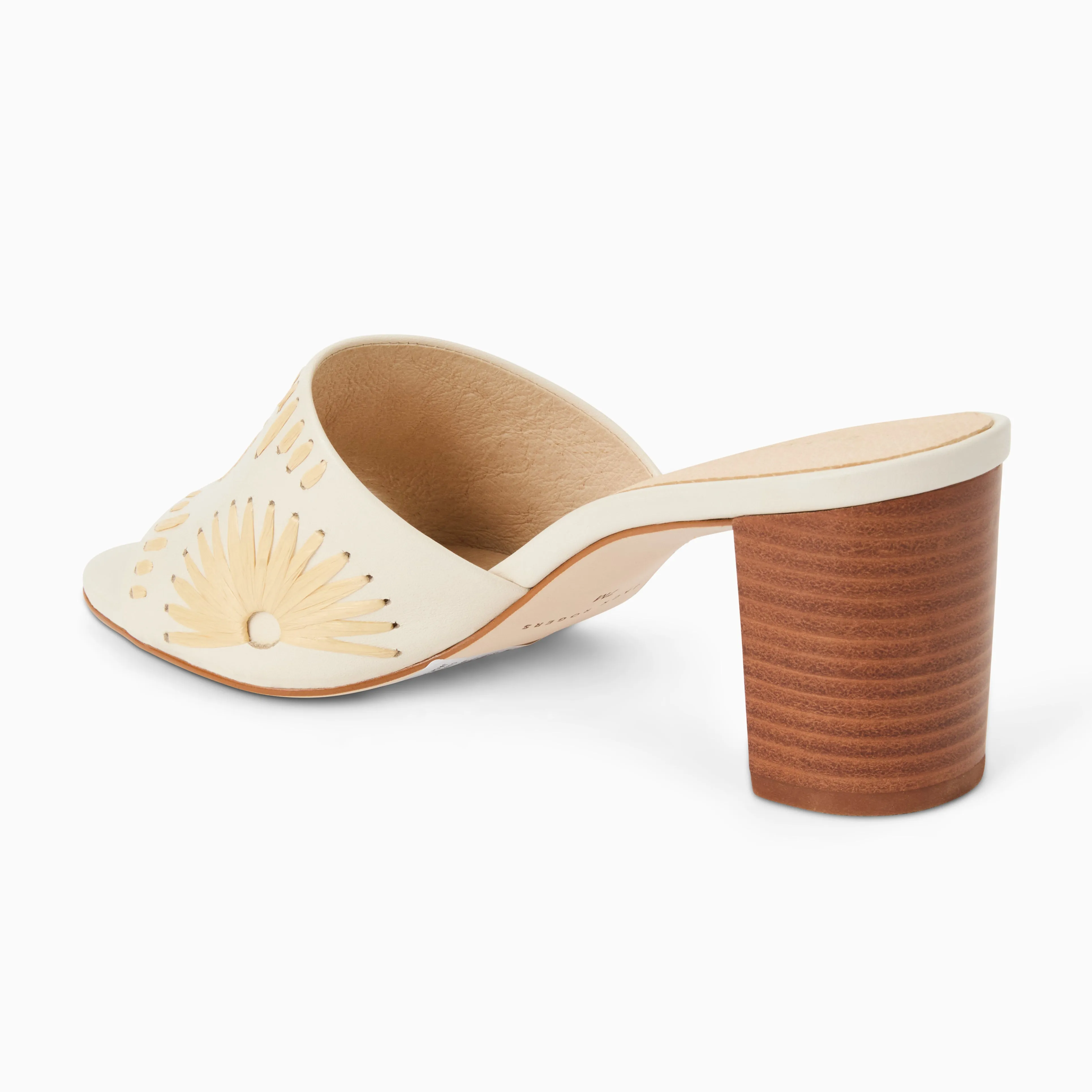 Susie Leather Sandal Heel Pure Black Free Soul