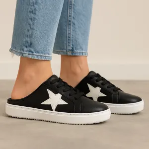 Urban View Bay Step ALFIE & EVIE VANGO BLACK SILVER