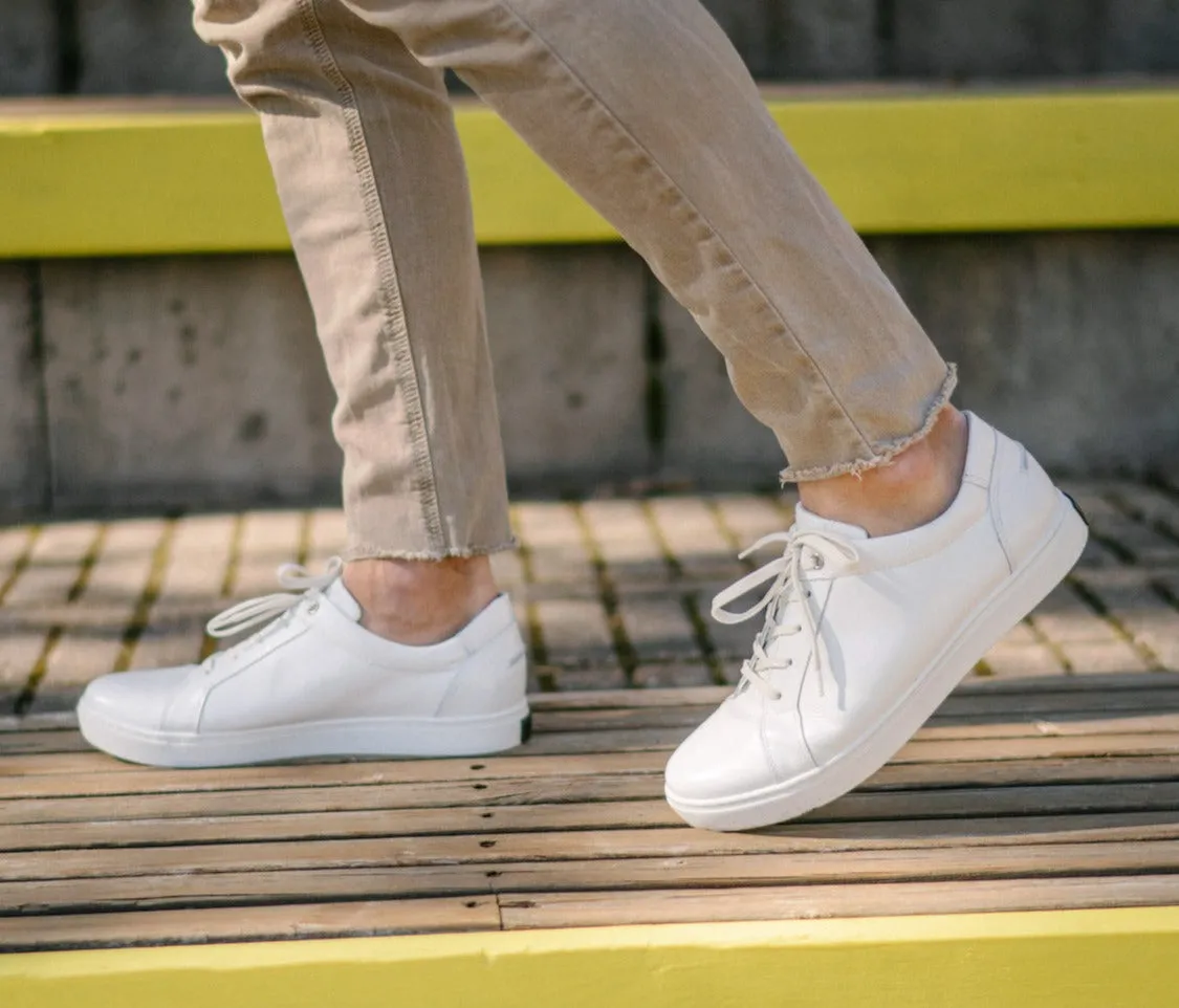 AHO Men??s leather sneakers All-purpose fit afternoon
