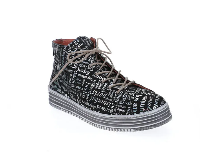 LE SANSA VIVID BLACK PRINT Good Traction