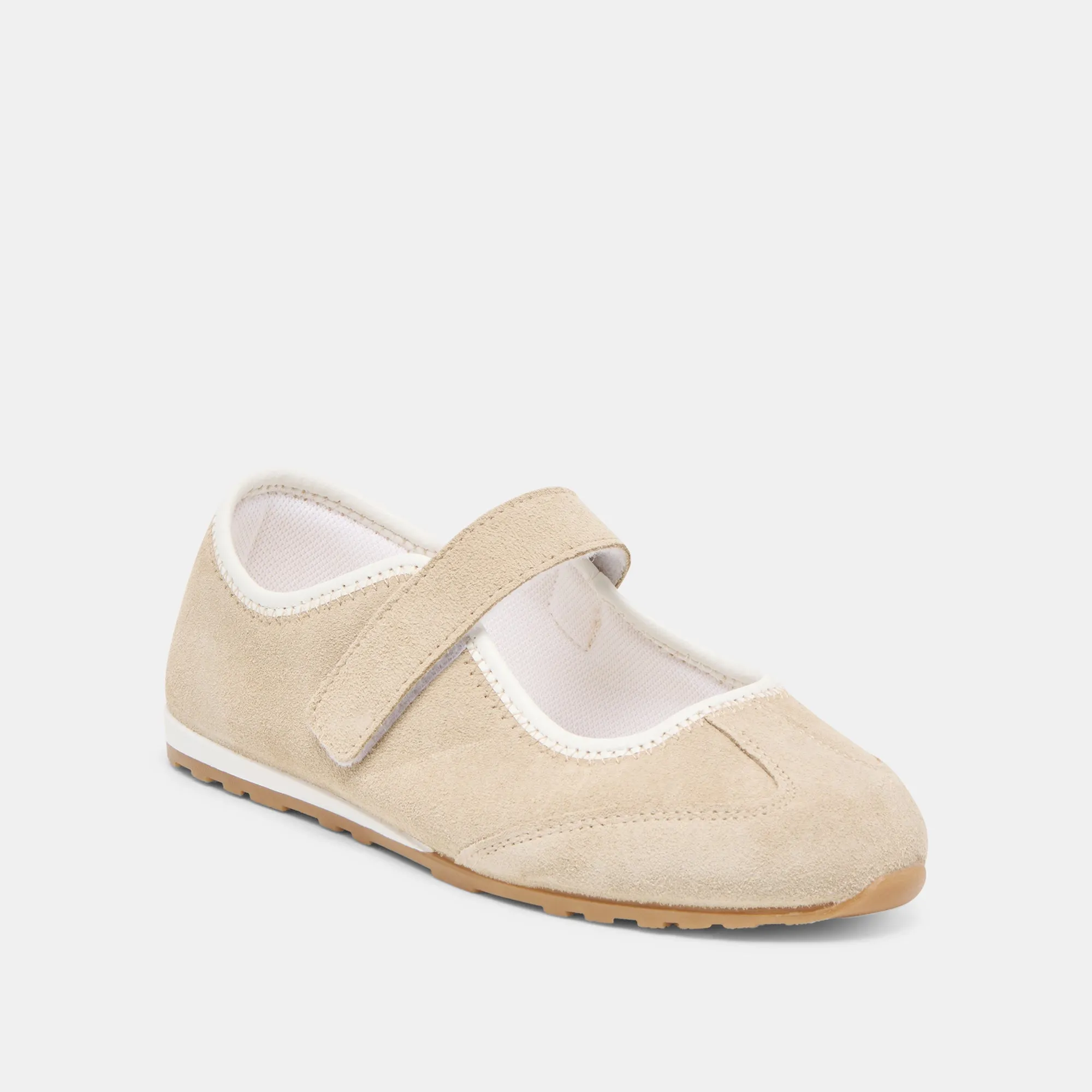 SOFYA SNEAKERS CAMEL SUEDE Casual Athletic Structured Shoe