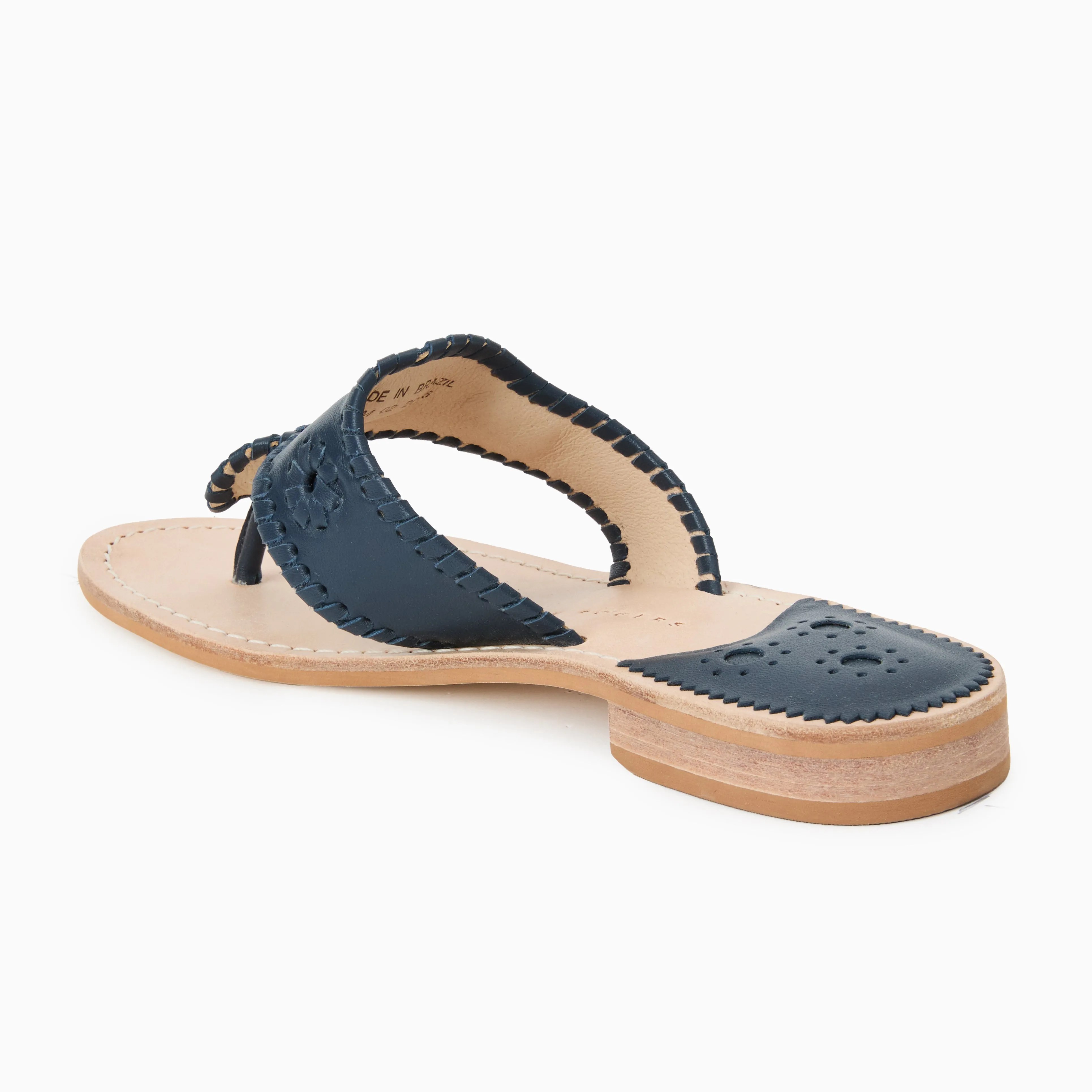 Jacks Leather Flat Sandal Street Mood Comfort Ankle