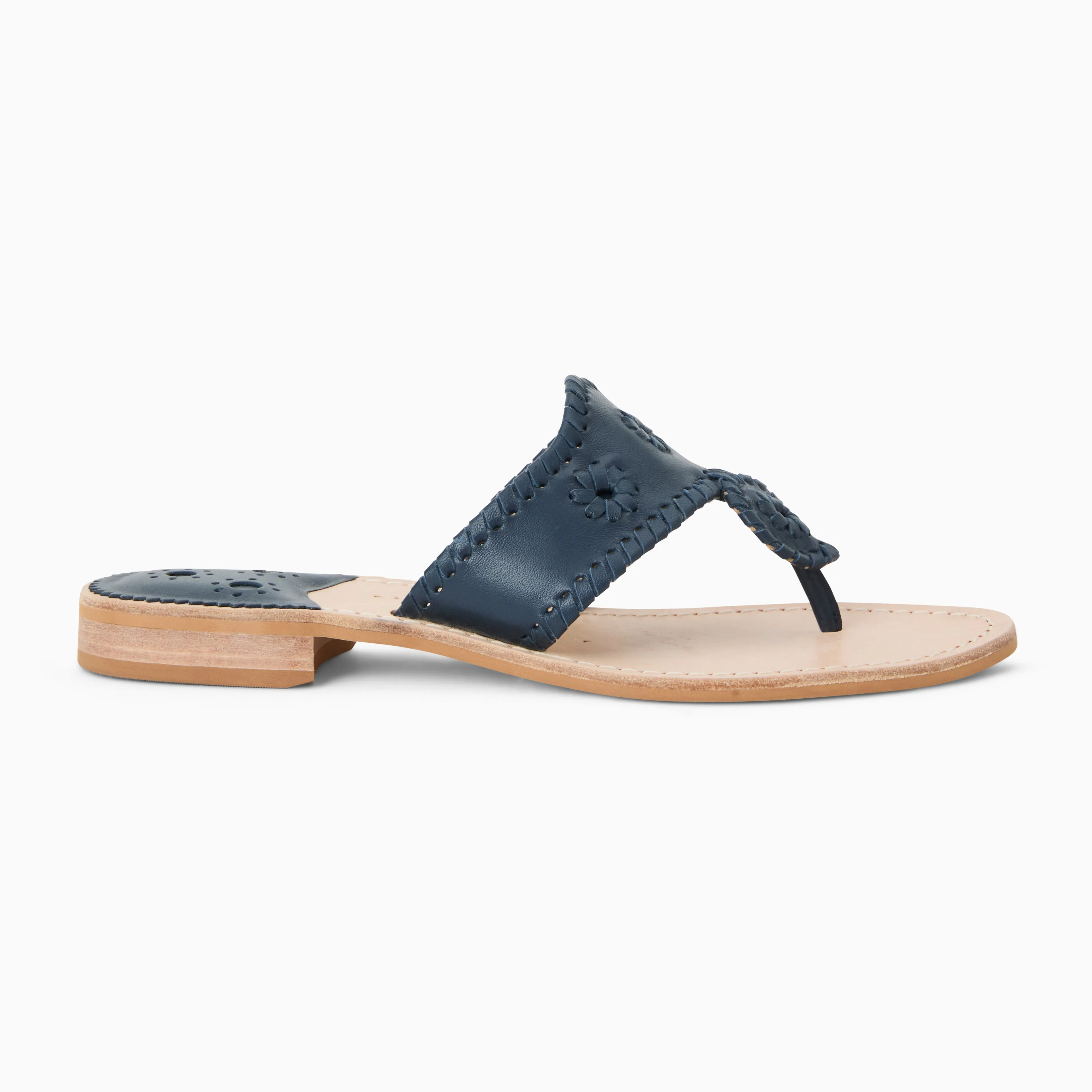 Soul Walk Jacks Leather Flat Sandal
