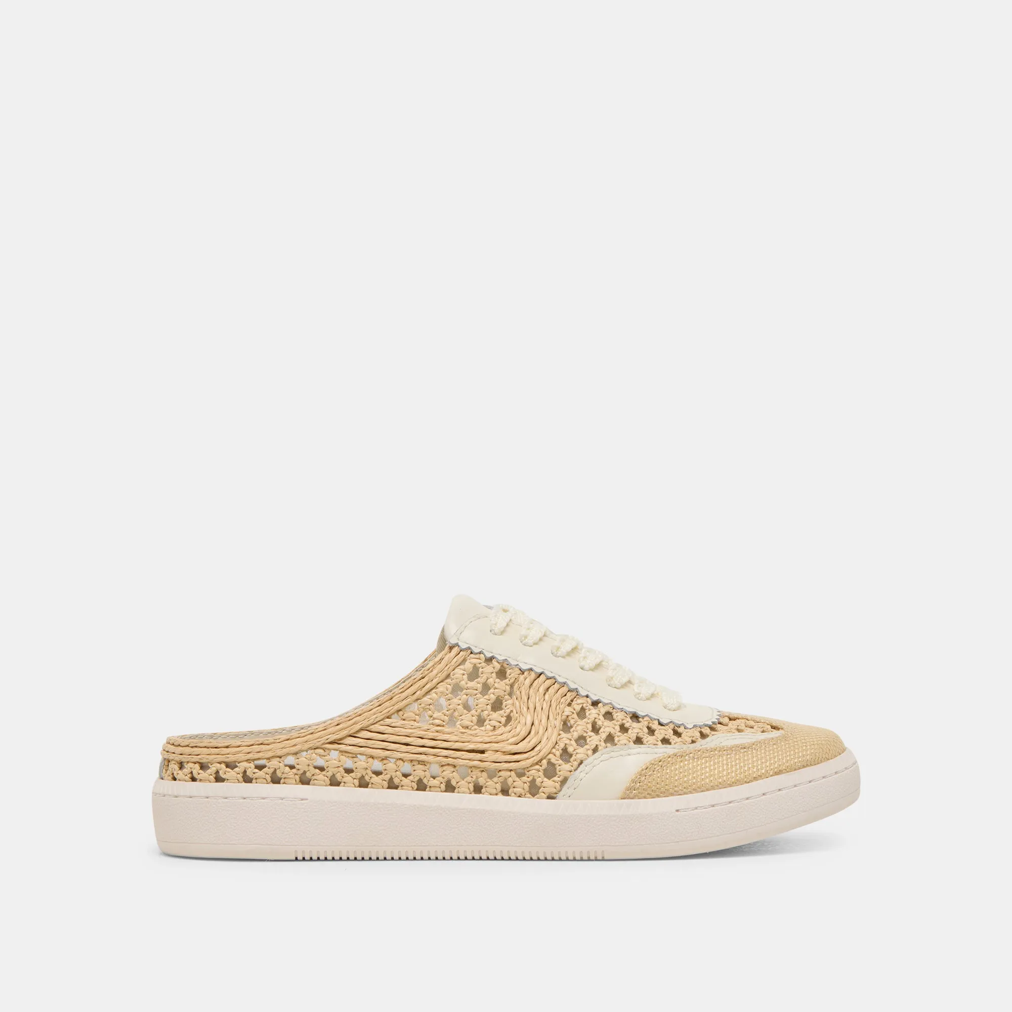 NOTICE SLIDE WOVEN SNEAKERS LT NATURAL WOVEN RAFFIA Athletic Apparel Energy Boost
