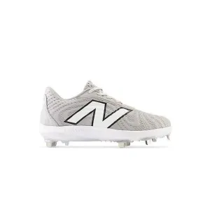 New Balance Men's FuelCell 4040 V7 Metal Baseball Cleats - Raincloud / Optic White - L4040TG7 Stable Footing Lined Upper