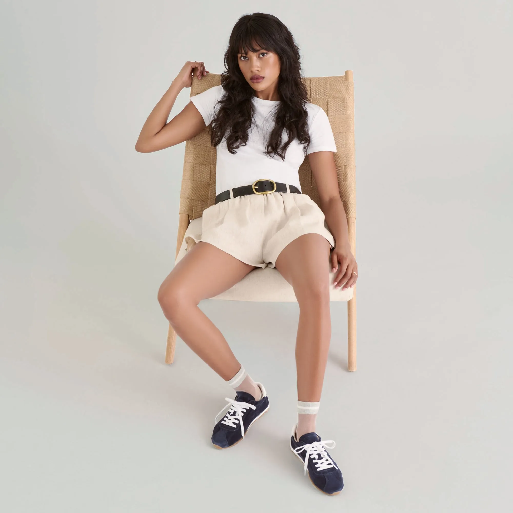 Trail Running SERINA SNEAKERS NAVY SUEDE