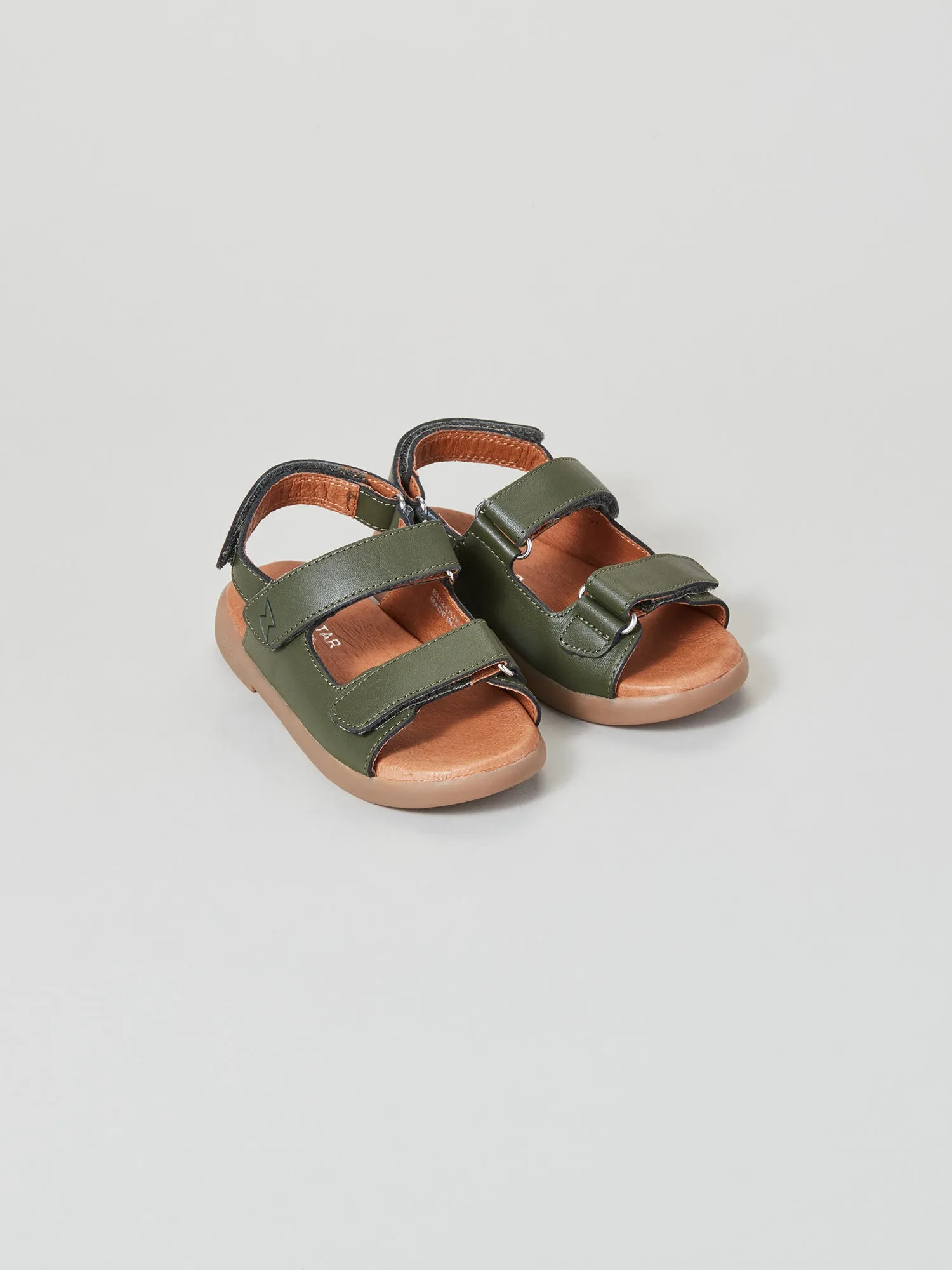 Outdoor Fashion Solar Infant Strap Sandal Khaki