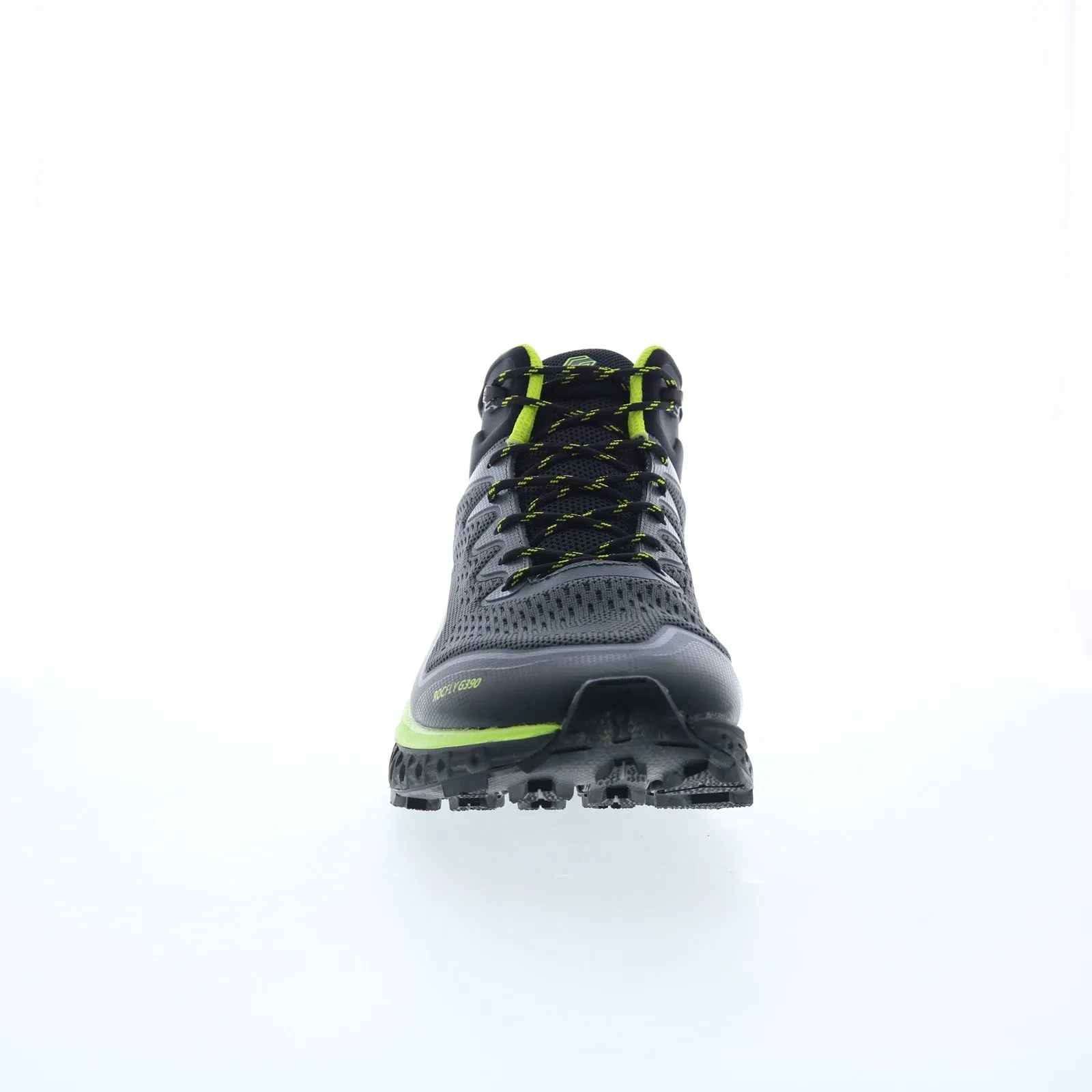 Inov-8 RocFly G 390 000995-GYBKYW Mens Black Mesh Lace Up Hiking Boots Buckle Closure Neutral Build