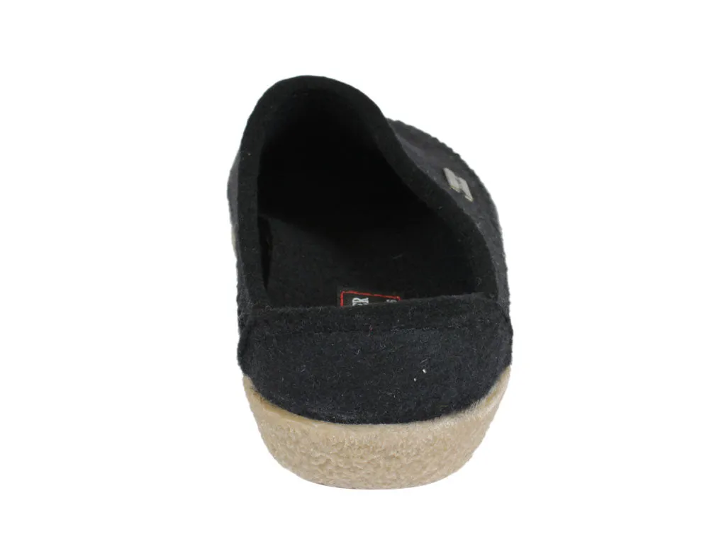 Beach Fun Haflinger Clogs Blizzard Credo Black