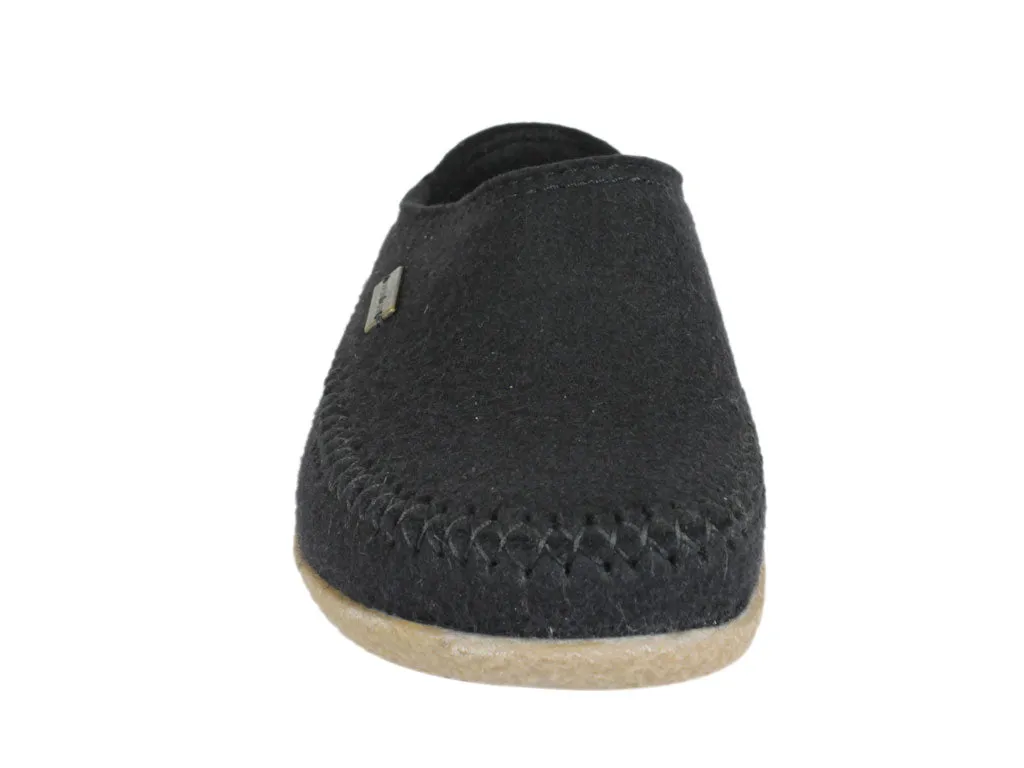 Haflinger Clogs Blizzard Credo Black Galaxy Tone
