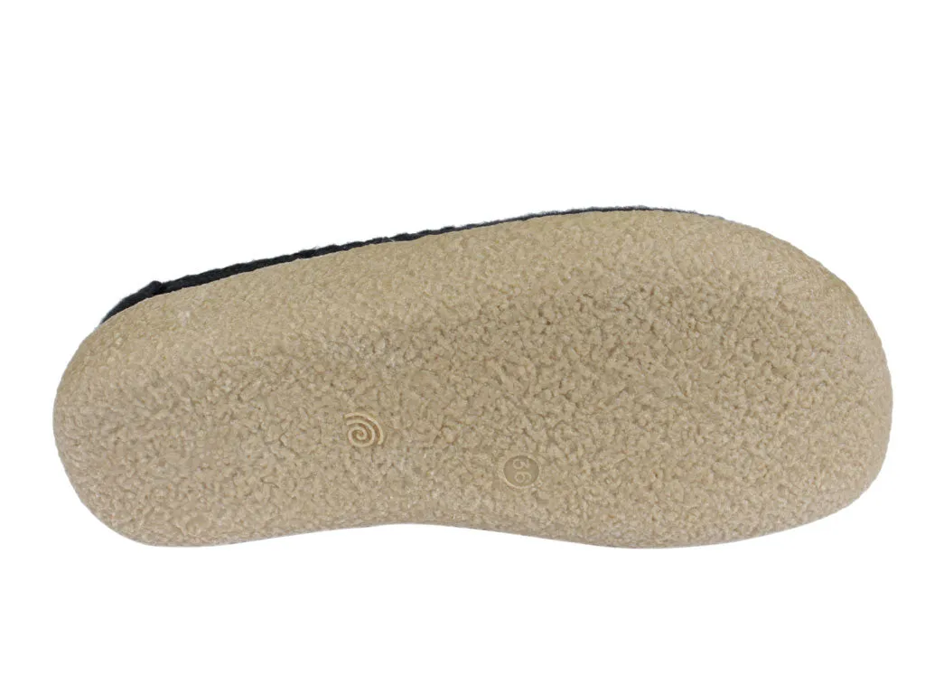 Haflinger Clogs Blizzard Credo Black Color Pop Marathon Fit
