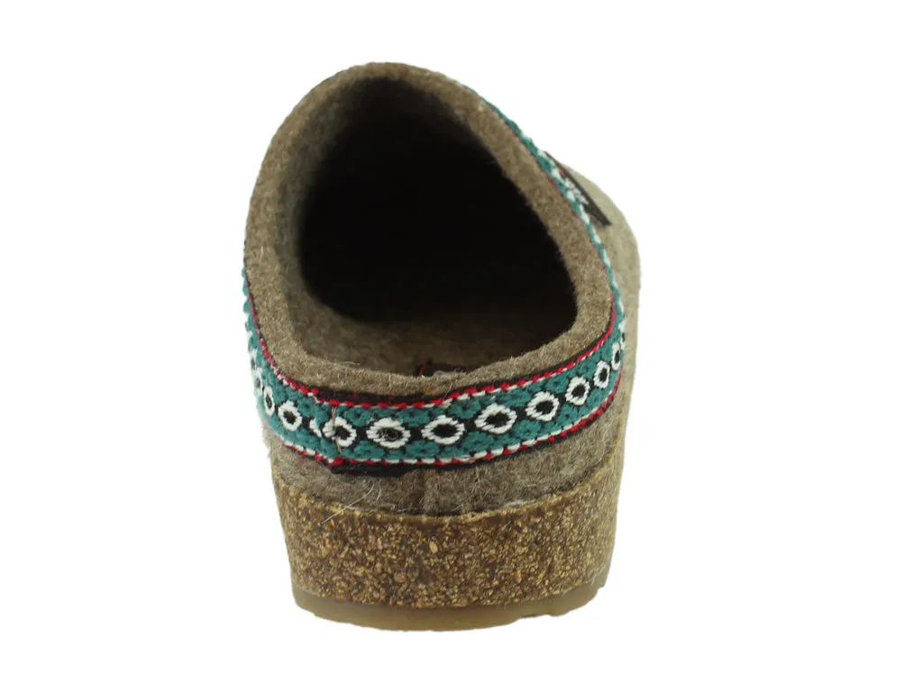 Haflinger Clogs Grizzly Franzl Torf London Cool Stone Gray