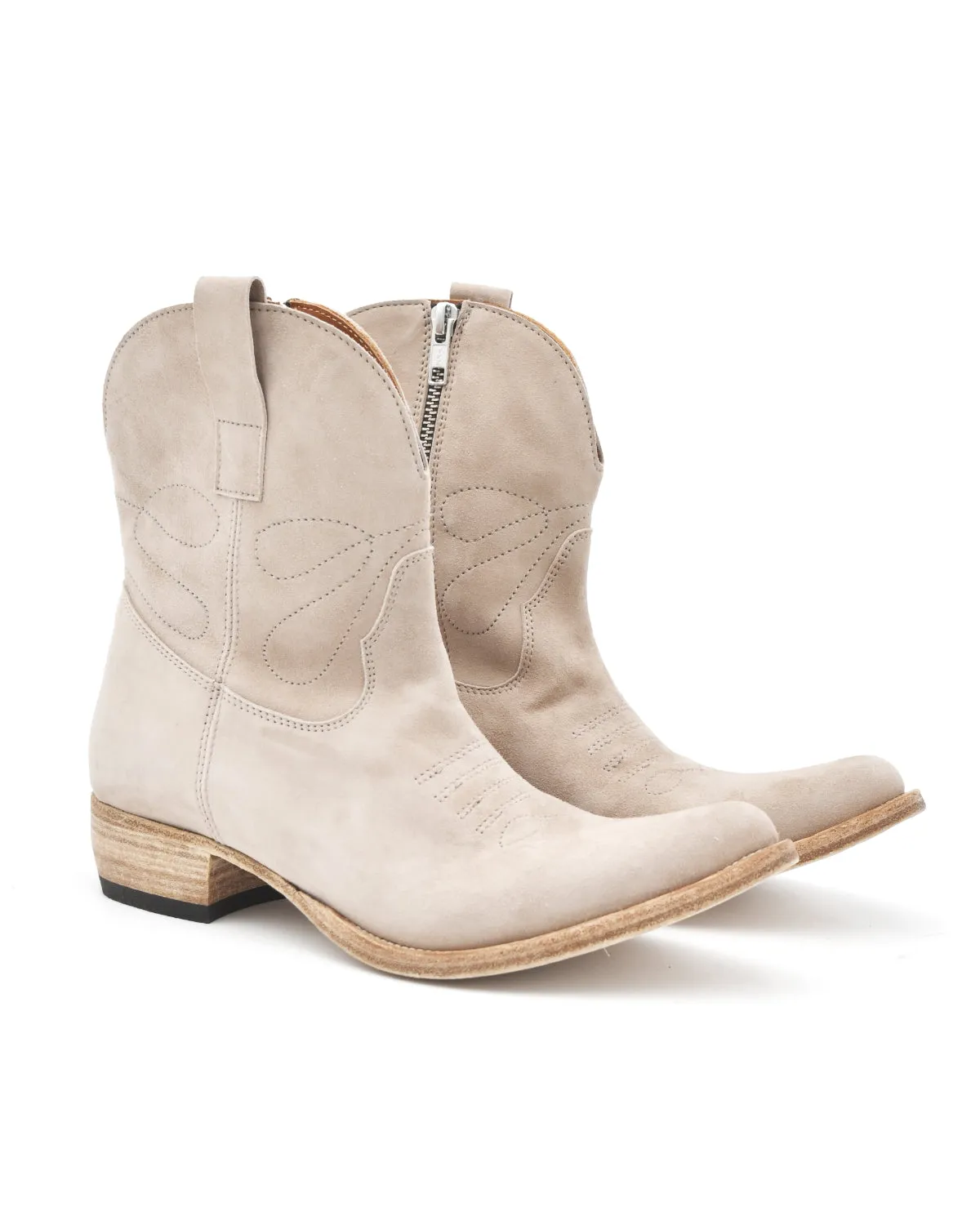 Shoto Sand Suede Western Boot Durable Construction