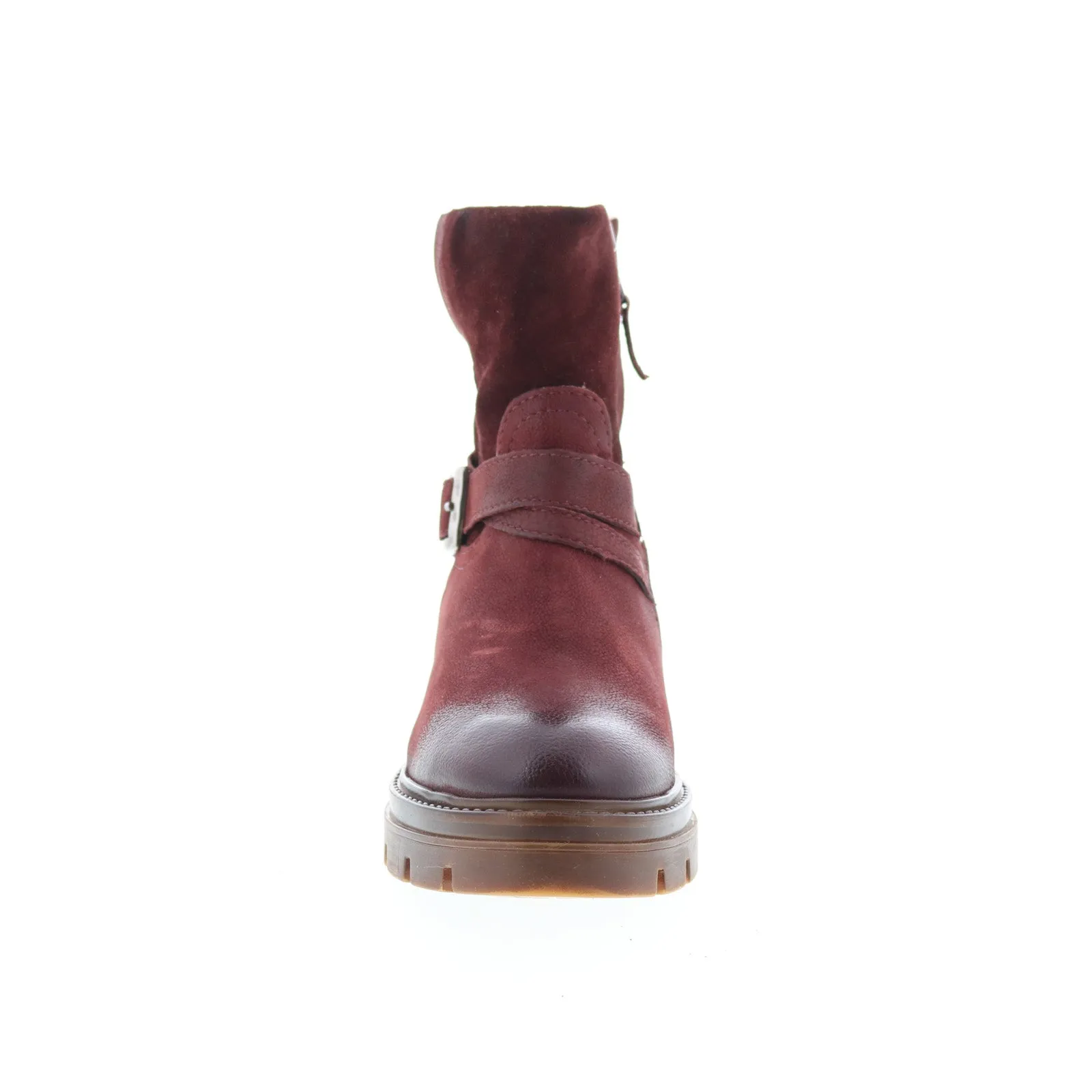 High-Quality Footwear Functional Footwear Miz Mooz Bonney Womens Burgundy Leather Zipper Casual Dress Boots