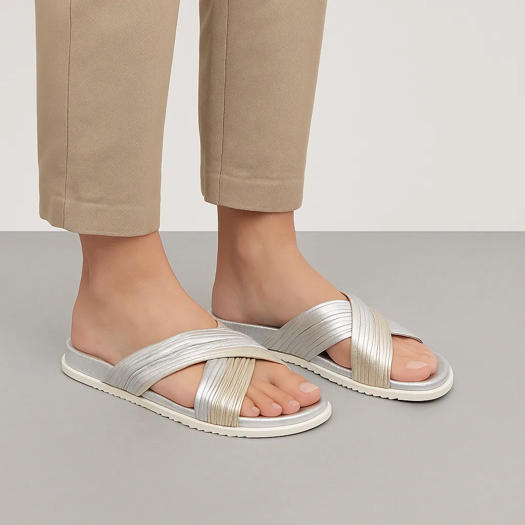 DJANGO & JULIETTE TOYCE SILVER PALE GOLD Simple Fit Easy Glide Fit