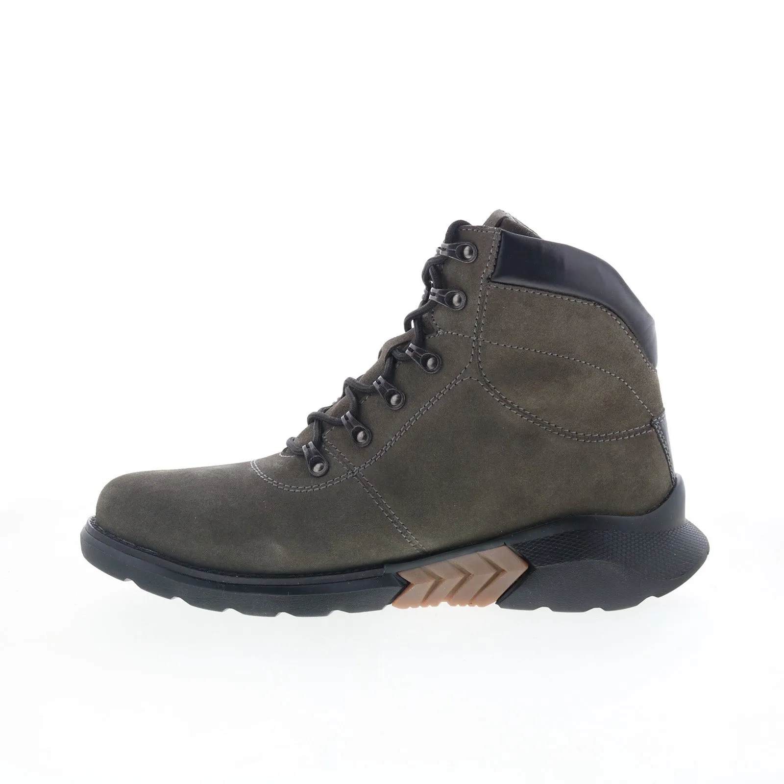 Library Visit Comfortable Sockliner Dingo Traffic Zone Lace-Up DI-308 Mens Gray Suede Casual Dress Boots