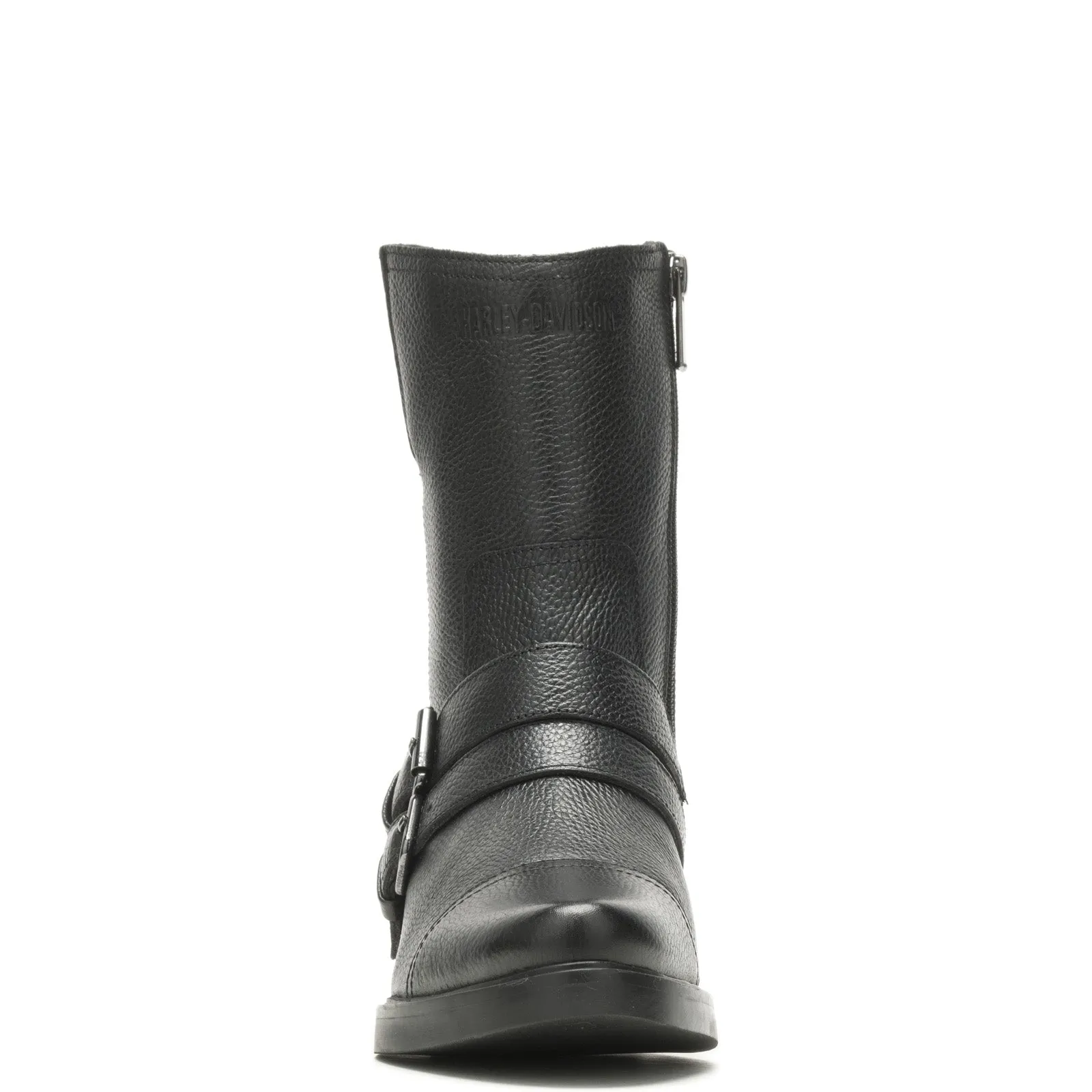 Harley-Davidson Jerilyn Double Buckle D84754 Womens Black Motorcycle Boots Sleek Finish