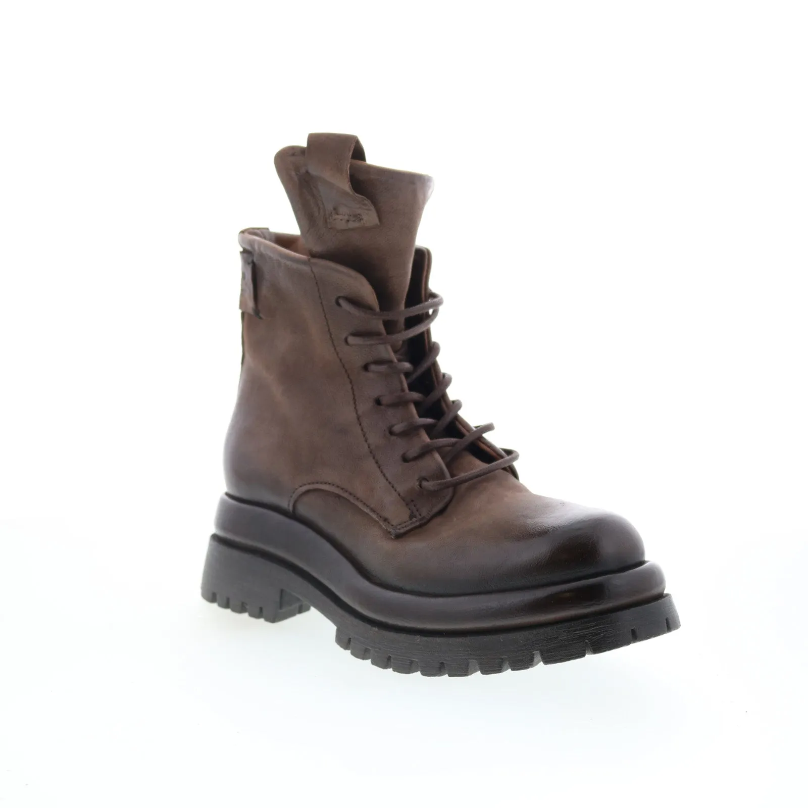 Comfortable Touch A.S. 98 Dillie Womens Brown Leather Lace Up Casual Dress Boots