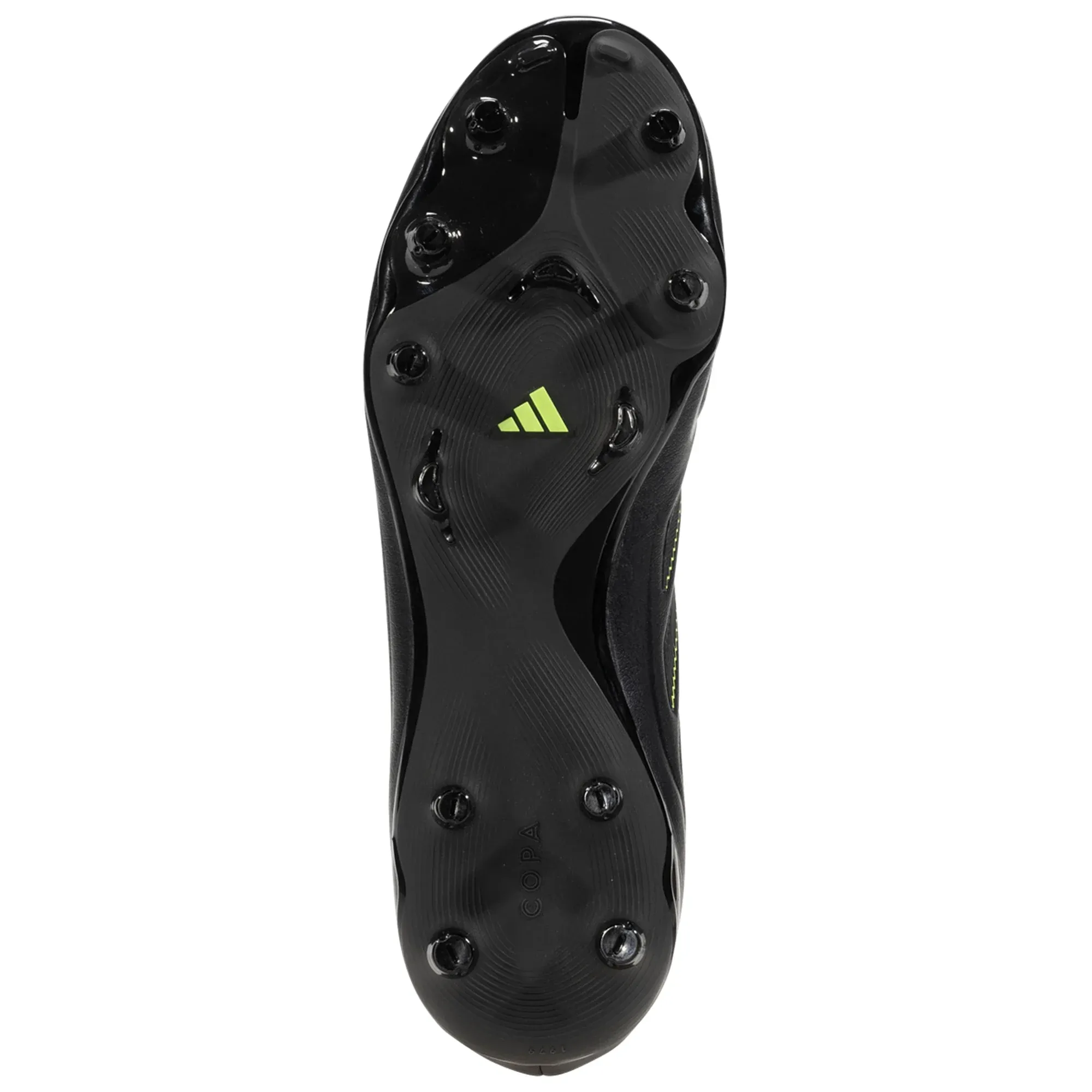 adidas Copa Pure III League Firm Ground/Multiple Ground Soccer Cleats (Black/Lucid Lemon) Street Play