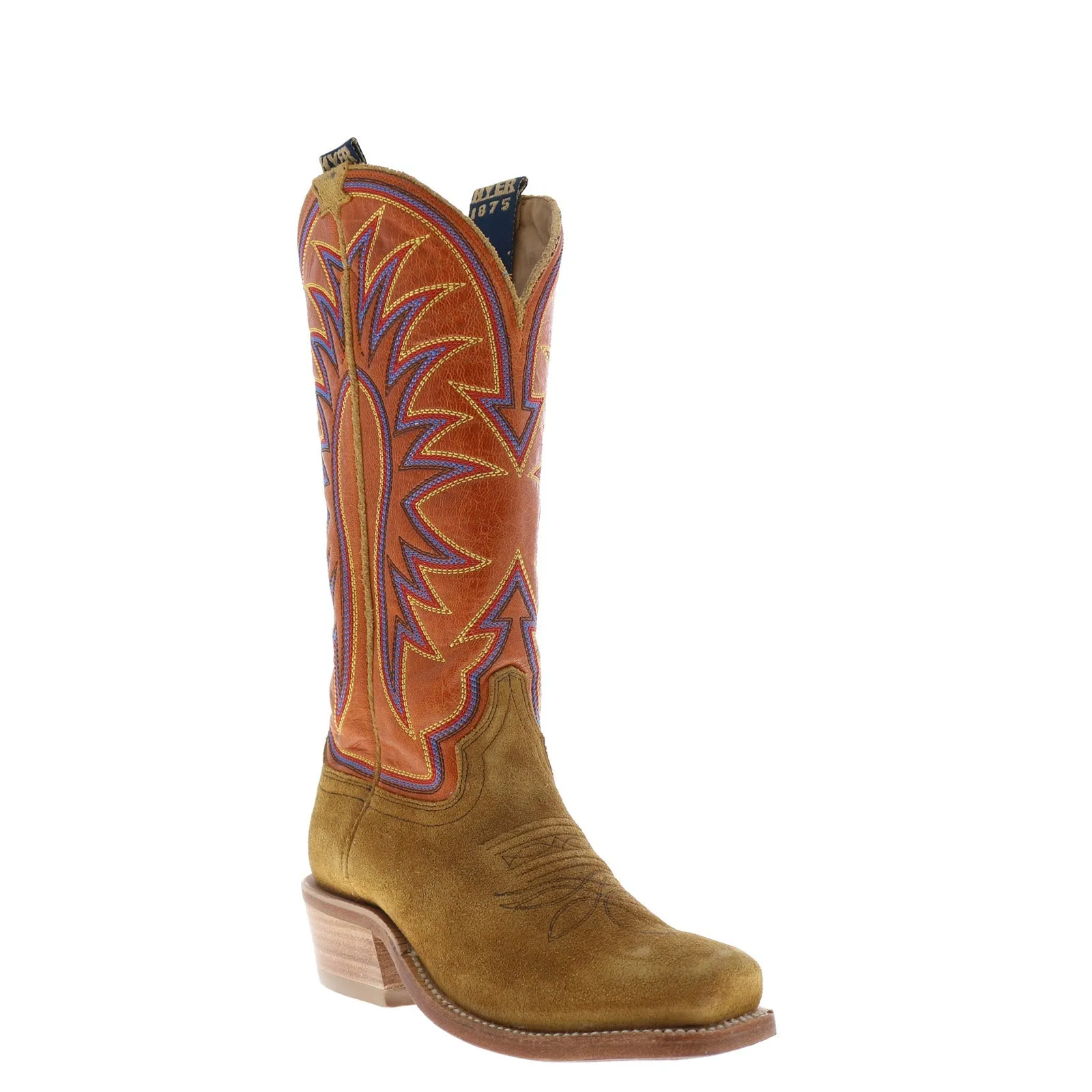 Hyer Rose Hill 13" HW42006 Womens Brown Roughout Suede Western Cowboy Boots Outdoor Essential Minimal Silhouette