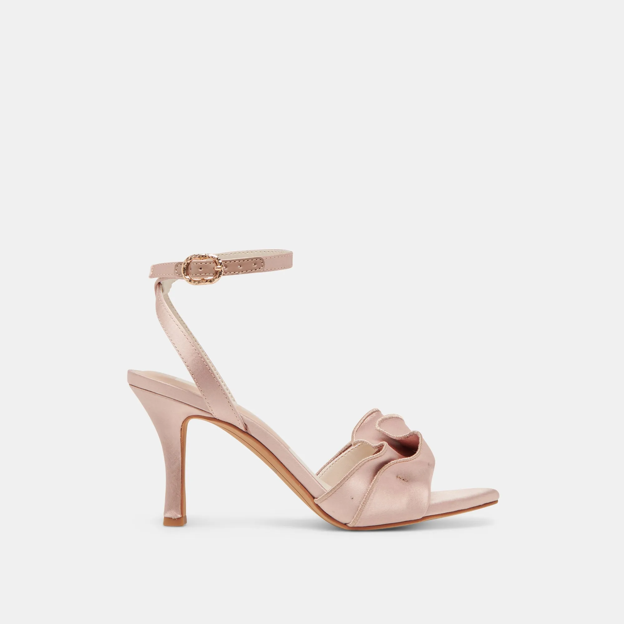 LUNETE HEELS LT BLUSH SATIN synthetic leather Classic White Heels