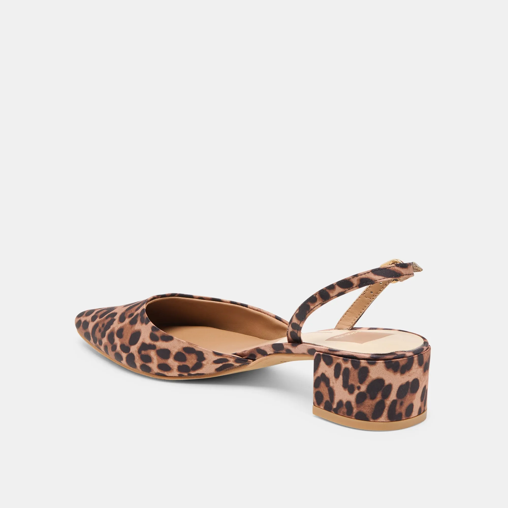 Fashion Heels CAREL HEELS DK LEOPARD SATIN