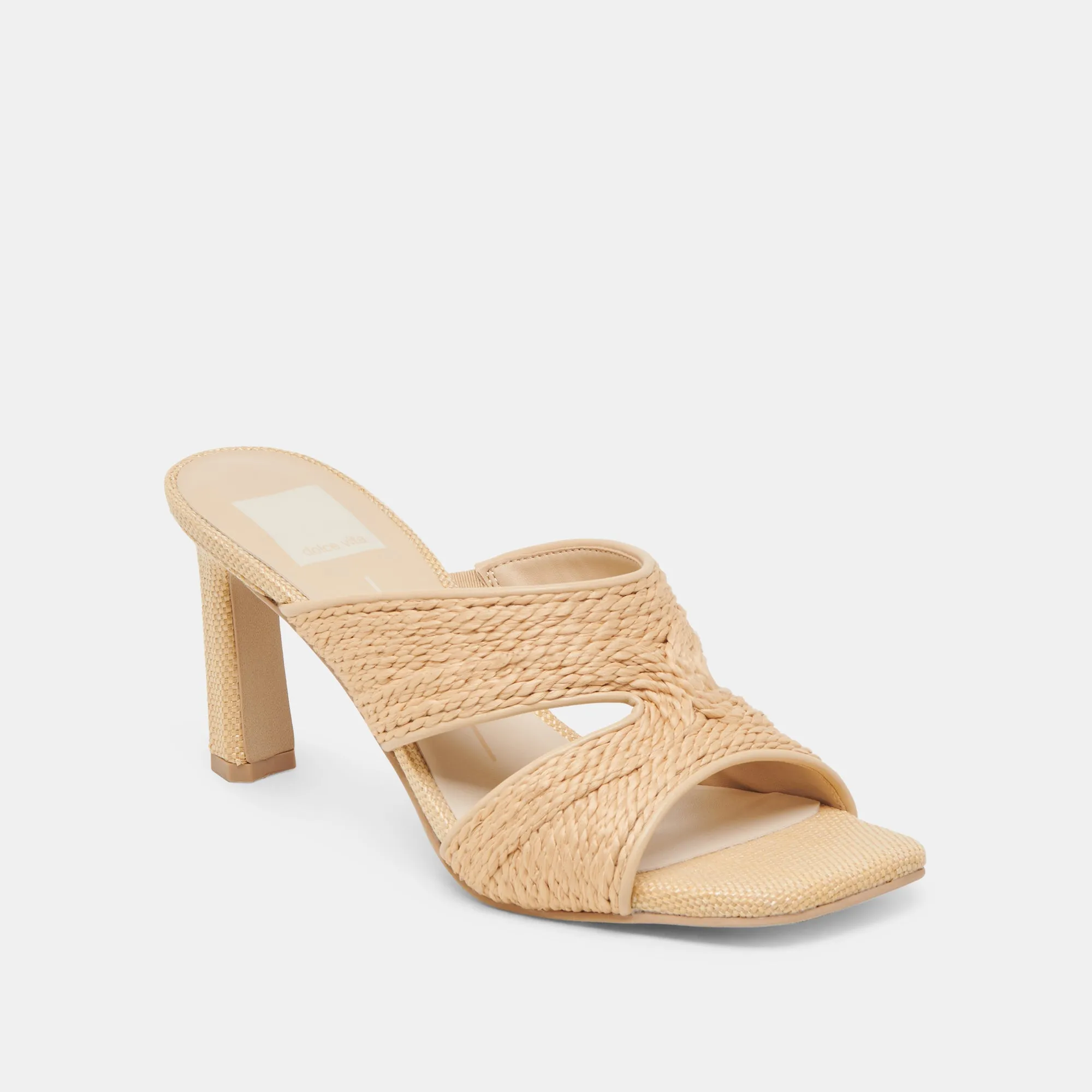 Eva Midsole GITEL HEELS LT NATURAL RAFFIA