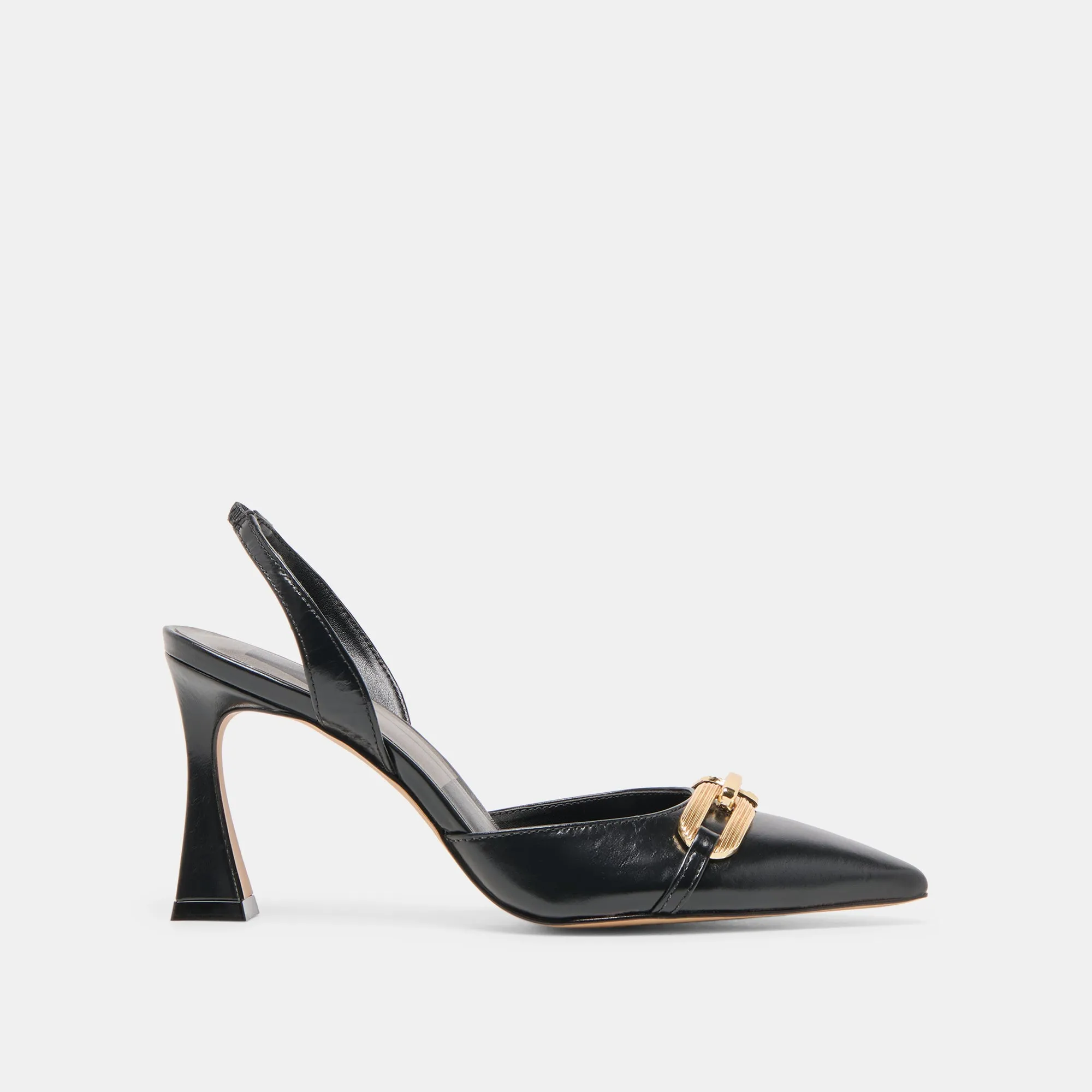 Special Occasion Heels Retro Sandals MALIK HEELS MIDNIGHT CRINKLE PATENT