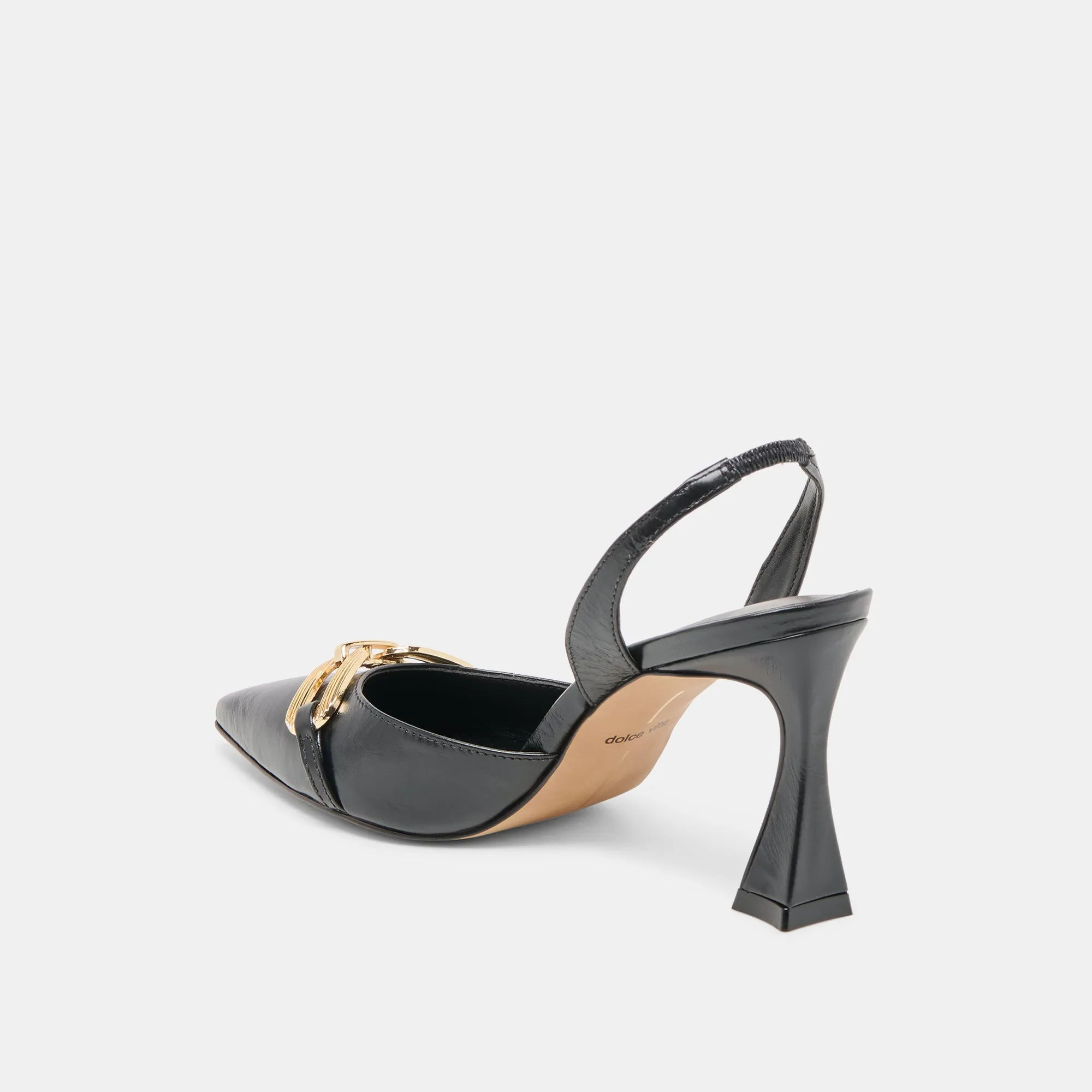 Quick Drying Traction pattern MALIK HEELS MIDNIGHT CRINKLE PATENT