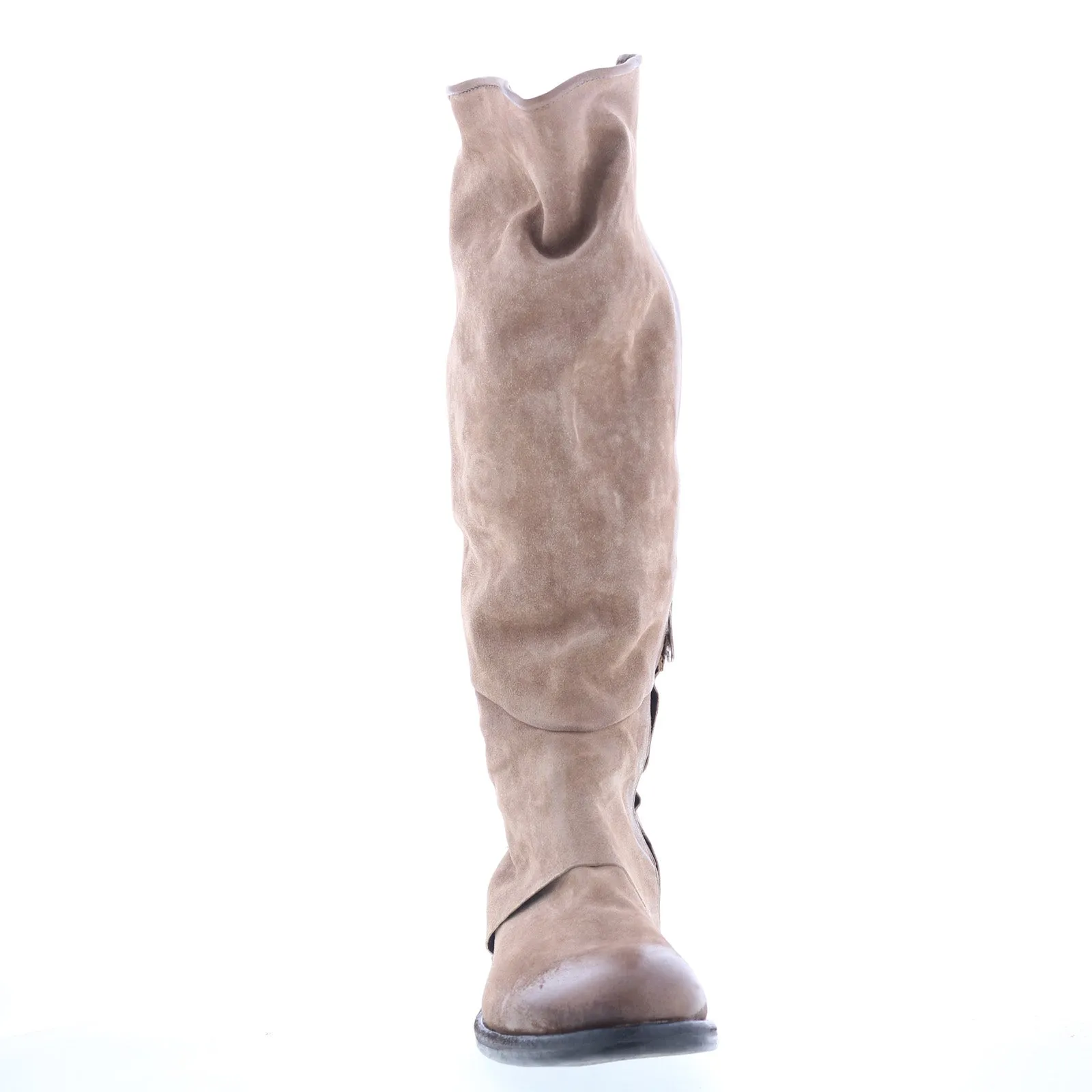 A.S. 98 Teagan Womens Brown Leather Zipper Casual Dress Boots City Street Protective Gear