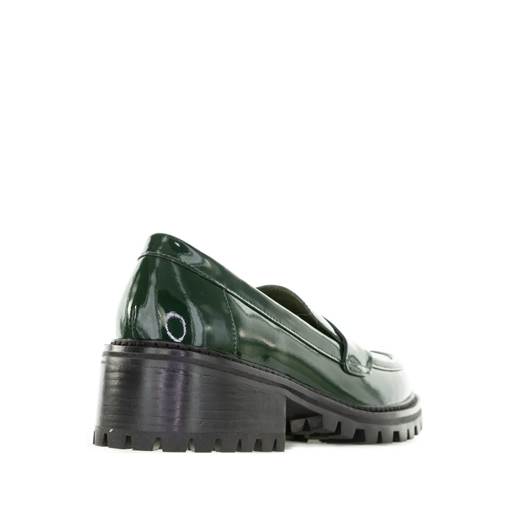 Quick Travel Shoes Street Wear LE SANSA ZOEY BOTTLE GREEN/PATENT