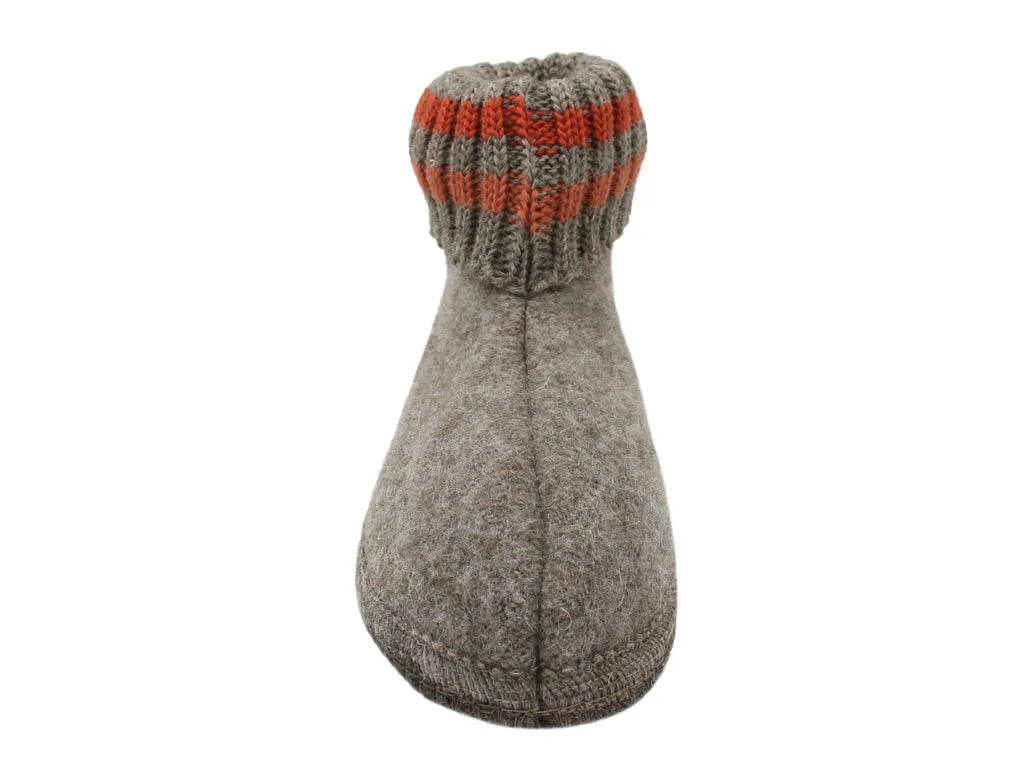 Travel Slip Haflinger Slippers Paul Beige