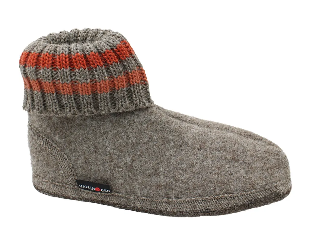 Haflinger Slippers Paul Beige Innovative Features Slip-On Style