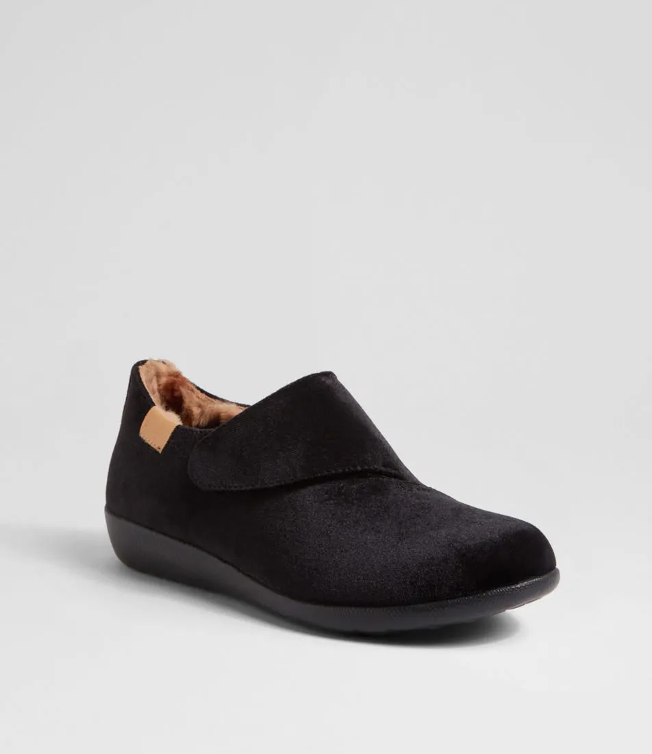 ZIERA FLISS BLACK VELVET Lightweight Cushion active shoes