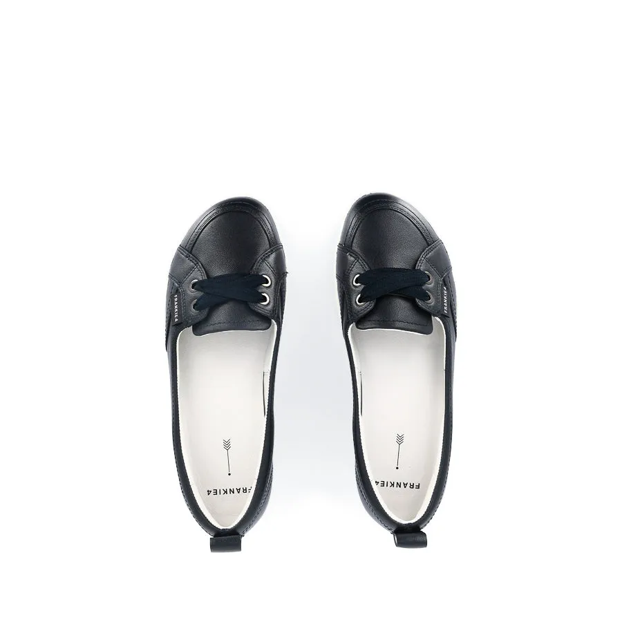 Comfortable Wear Slip-resistant durability SOPHIE IV - NAVY LEATHER