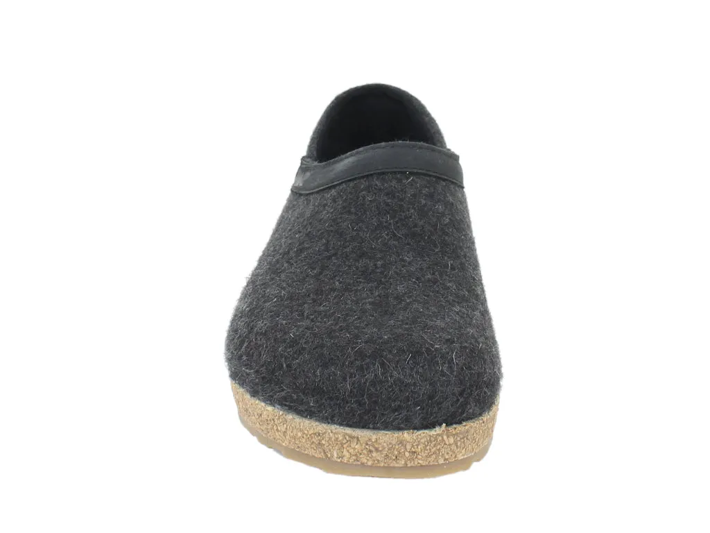 Haflinger Clogs Grizzly Buffalo Graphite sports Palm Base